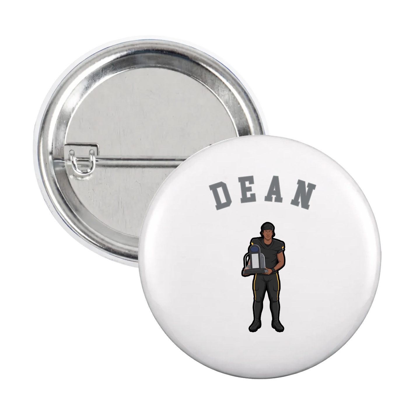 Game Day Button — Shirsey Arch in White
