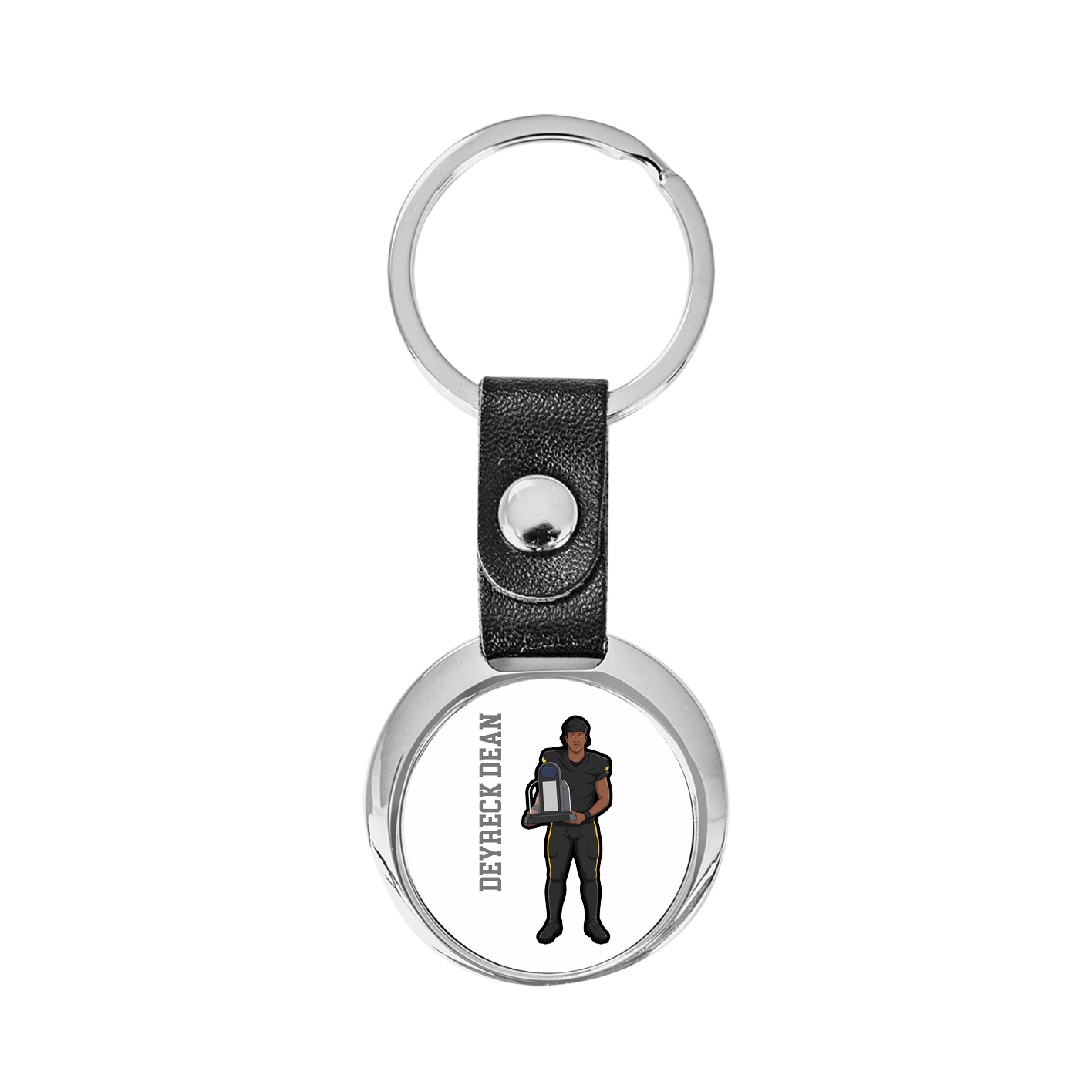 Key Chain — Name Vertical in Classic