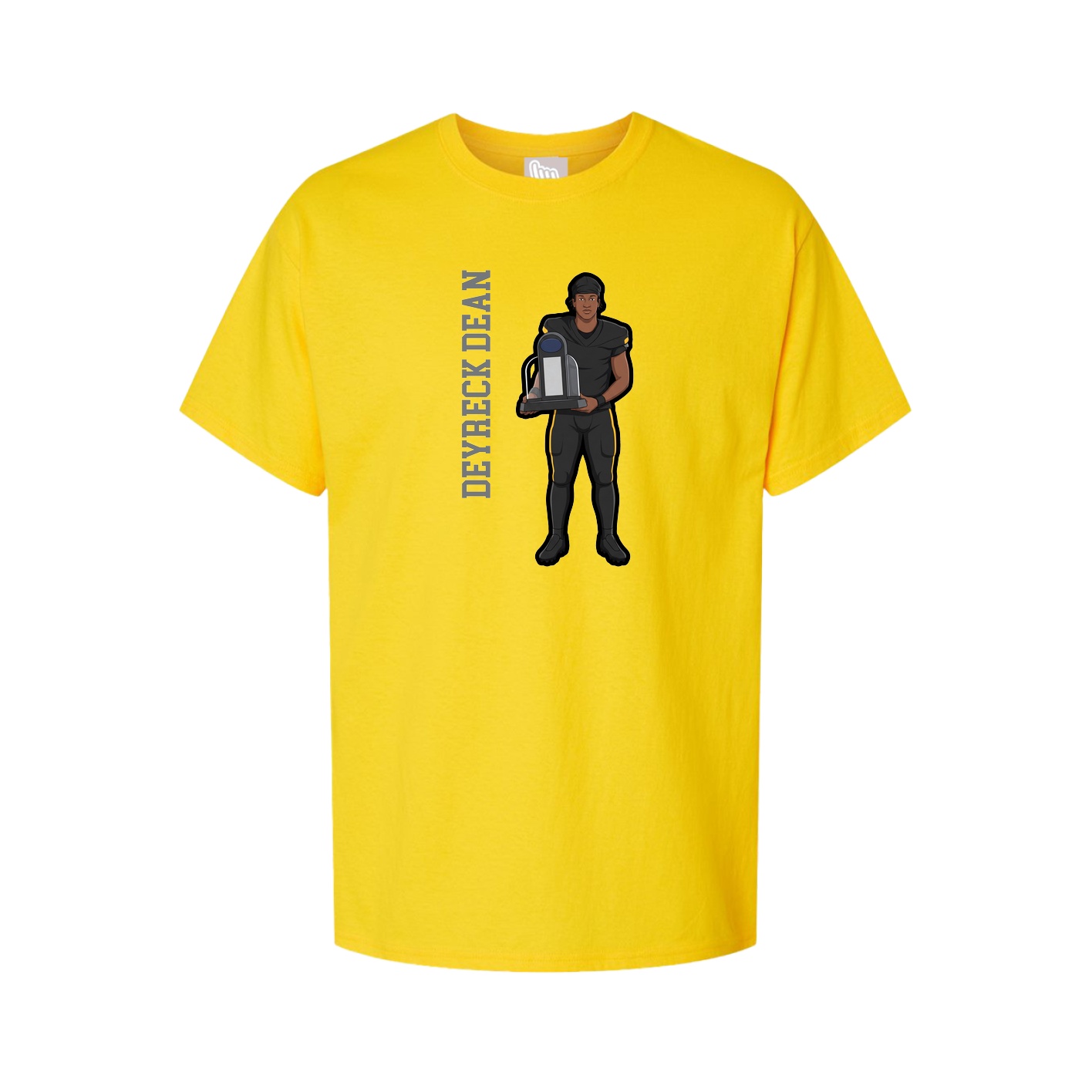 Tee — Name Vertical in Gold
