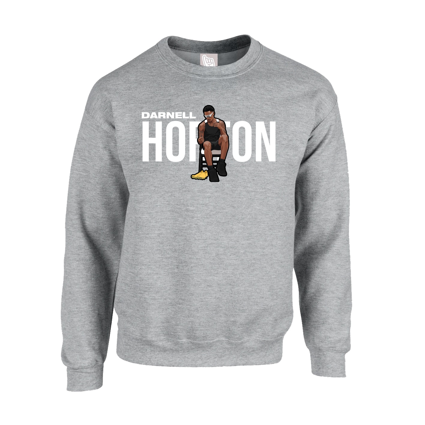 Fleece Crew — Player Name in Grey