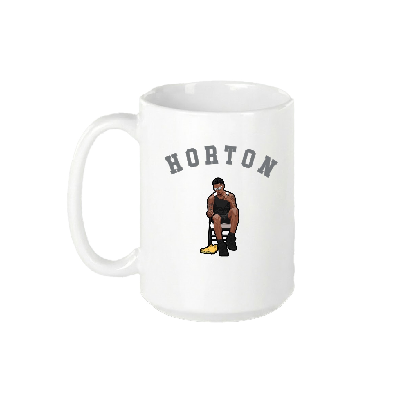 15oz Coffee Mug — Shirsey Arch in White