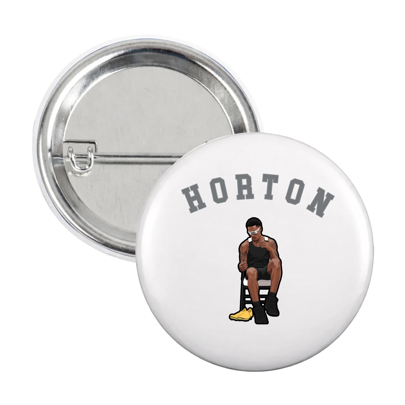 Game Day Button — Shirsey Arch in White