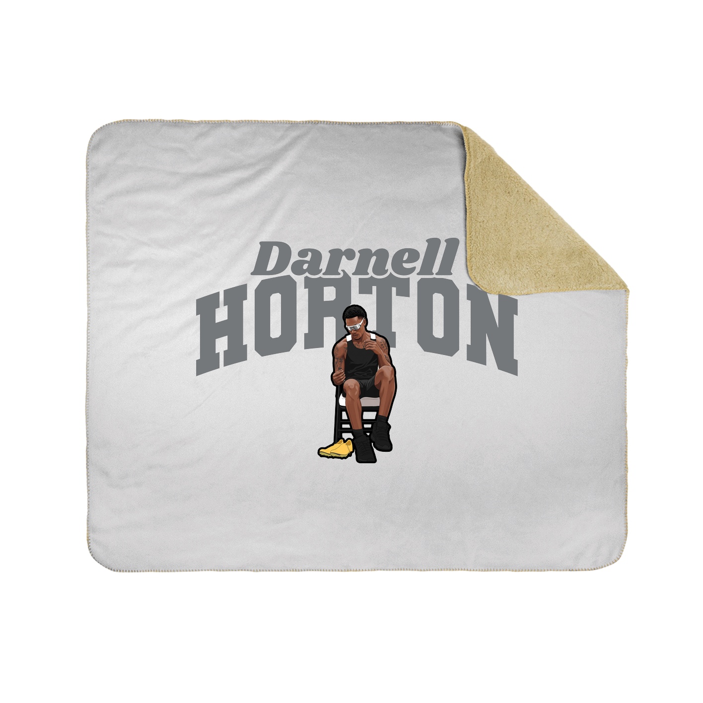 Throw Blanket — Signature Arch in White