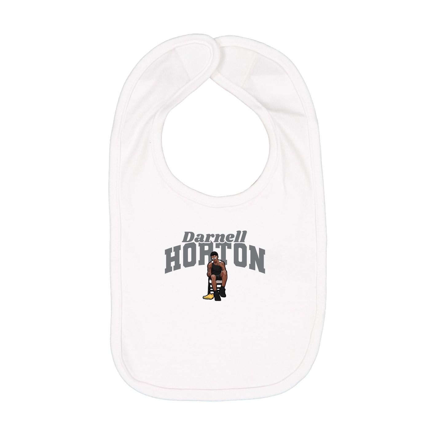 Infant Bib — Signature Arch in White