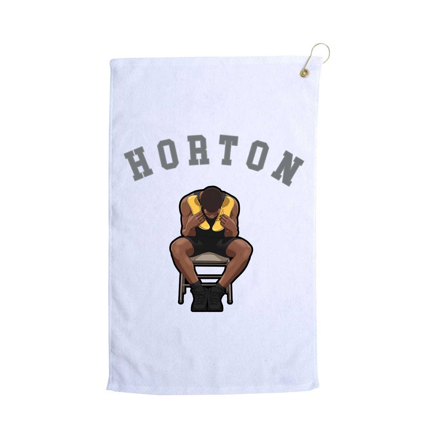 Golf Towel — Shirsey Arch in White
