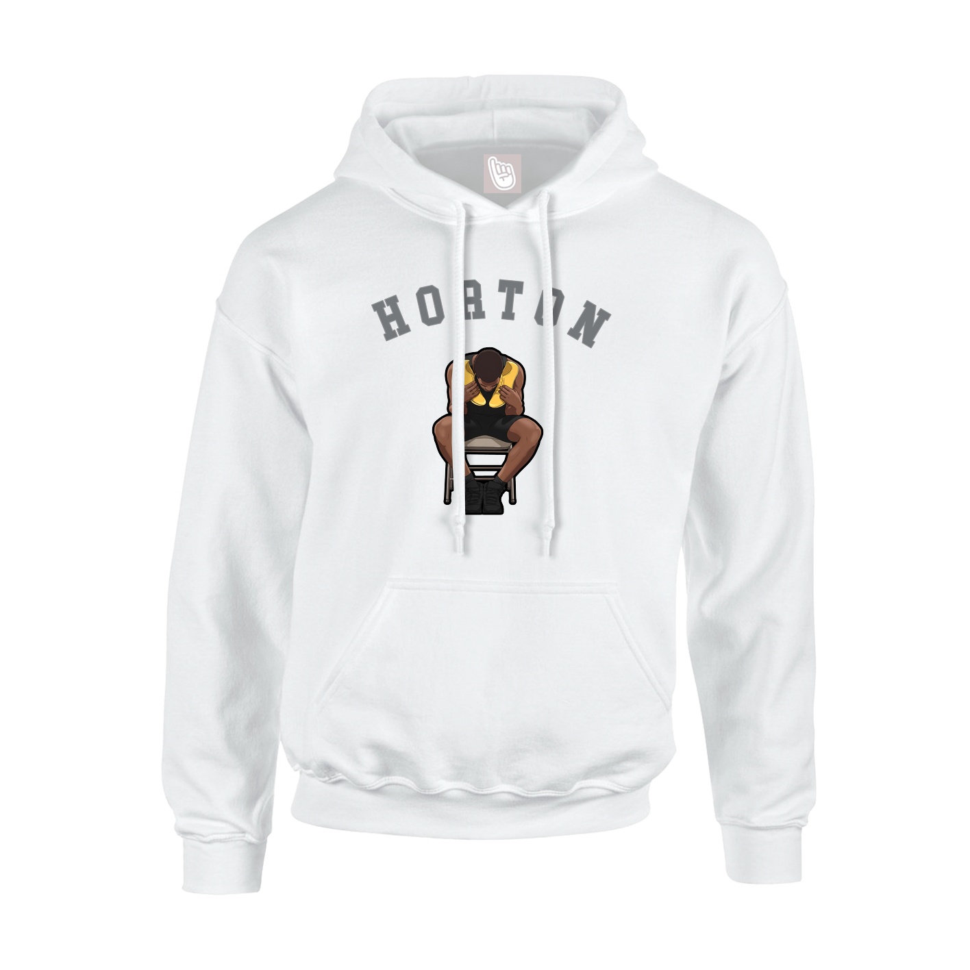 Youth Hoodie — Shirsey Arch in White