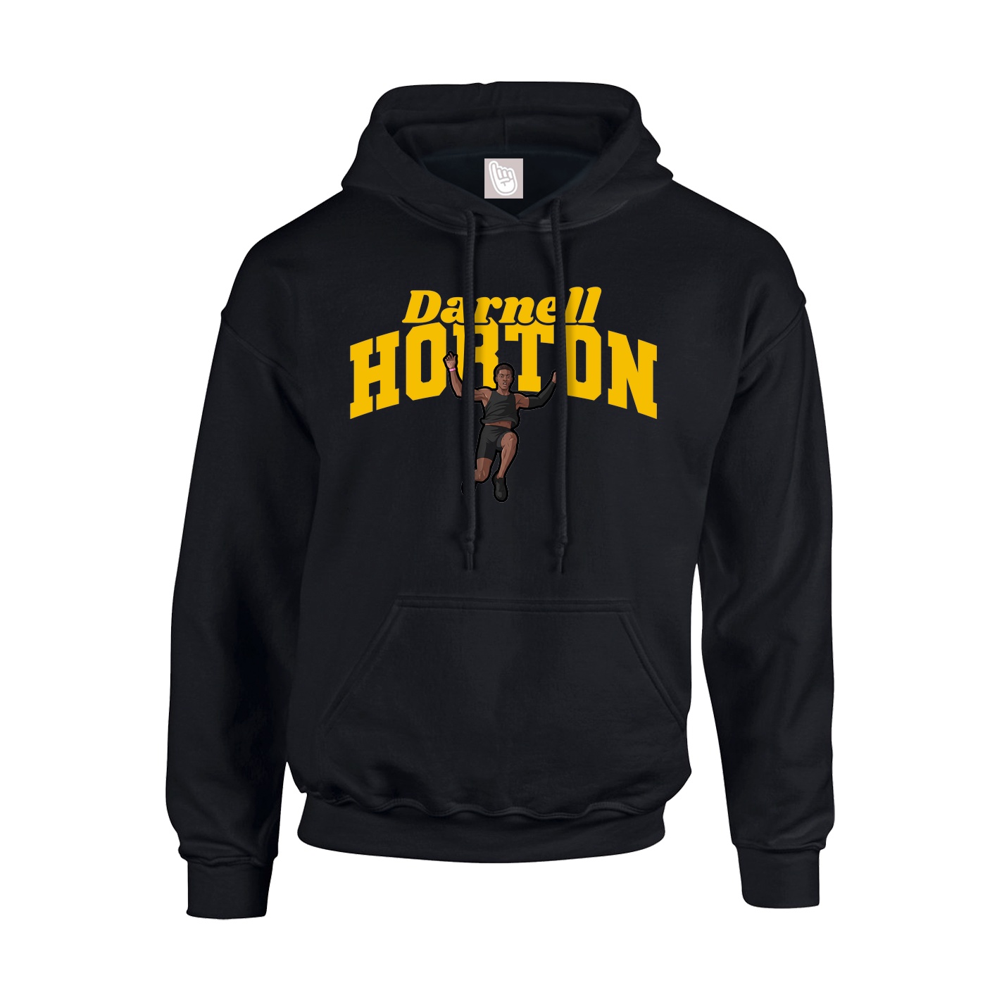 Youth Hoodie — Signature Arch in Black