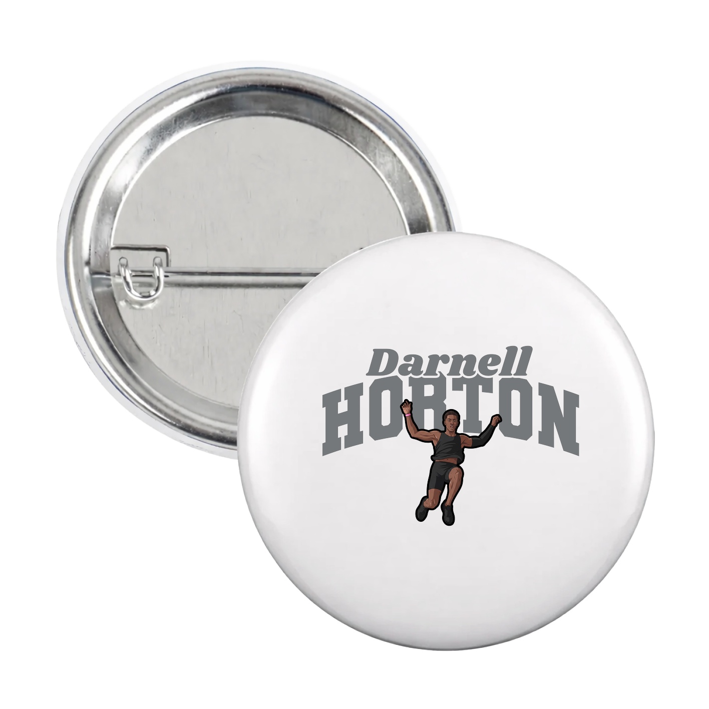 Game Day Button — Signature Arch in White