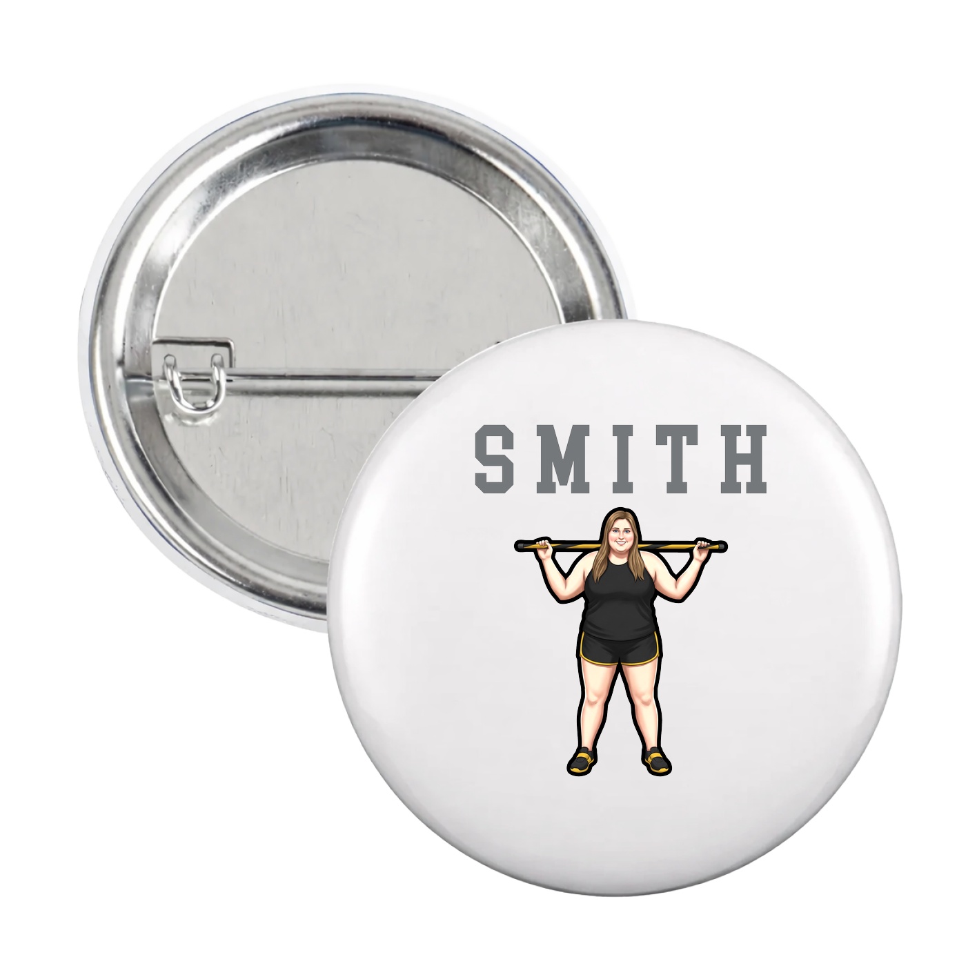 Game Day Button — Shirsey in White