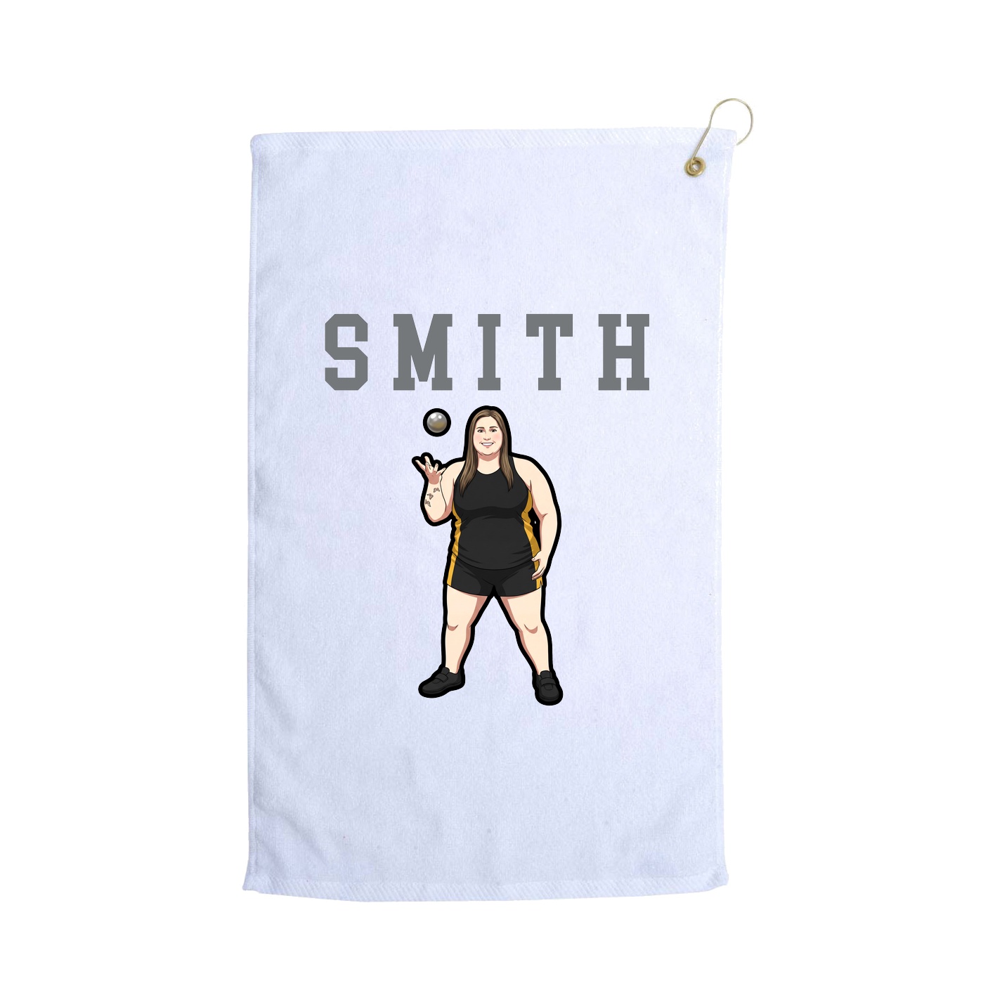 Golf Towel — Shirsey in White