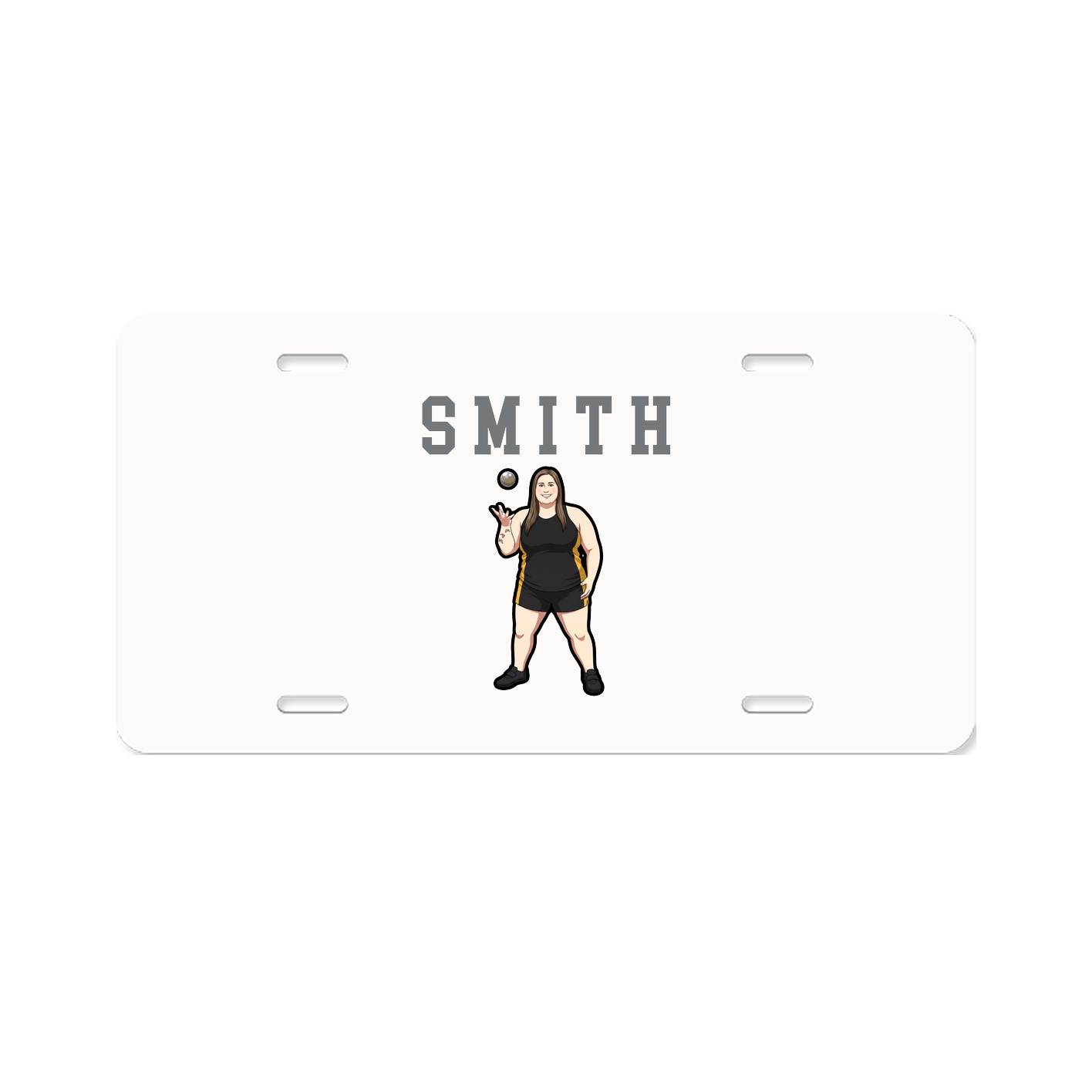 License Plate — Shirsey in Classic