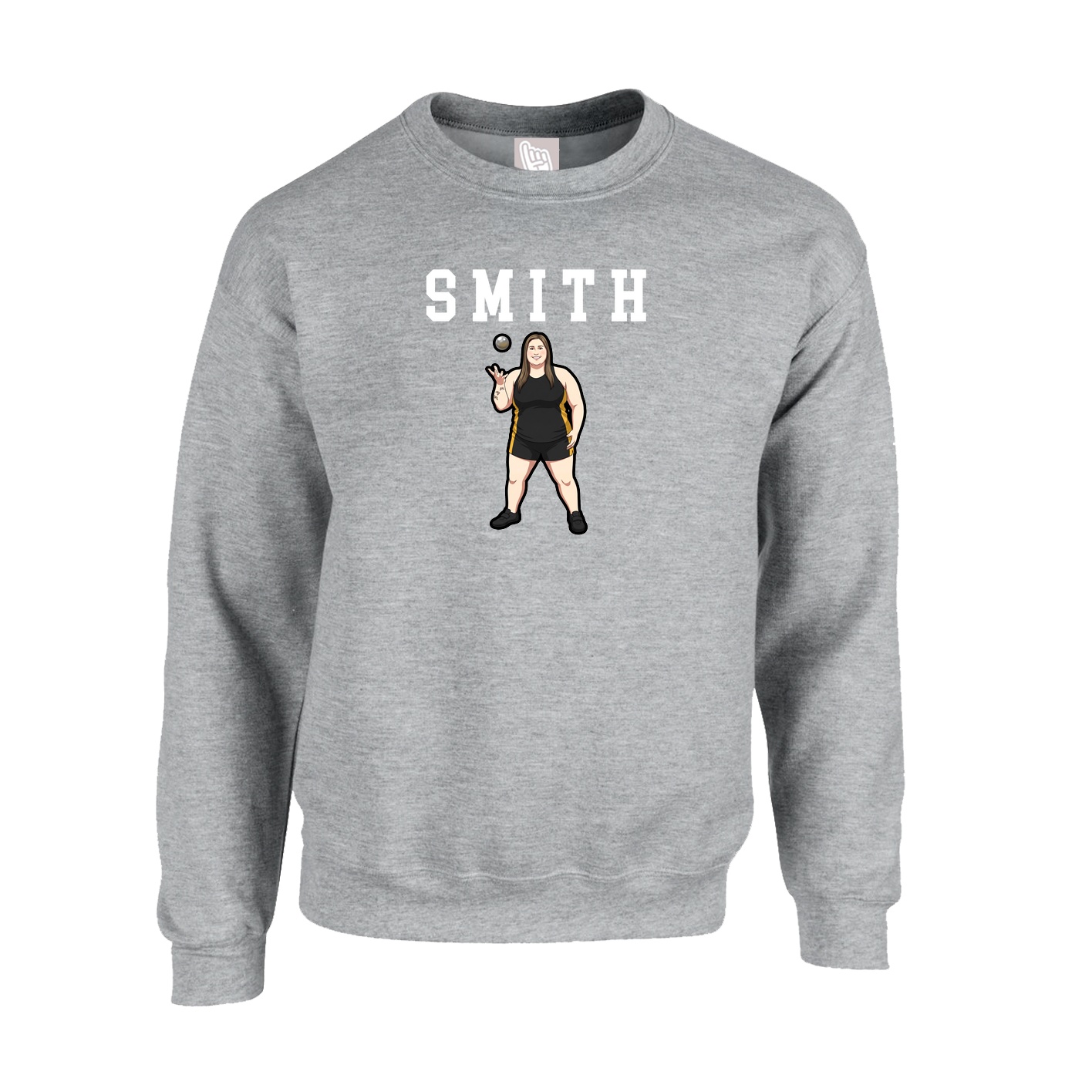 Fleece Crew — Shirsey in Grey