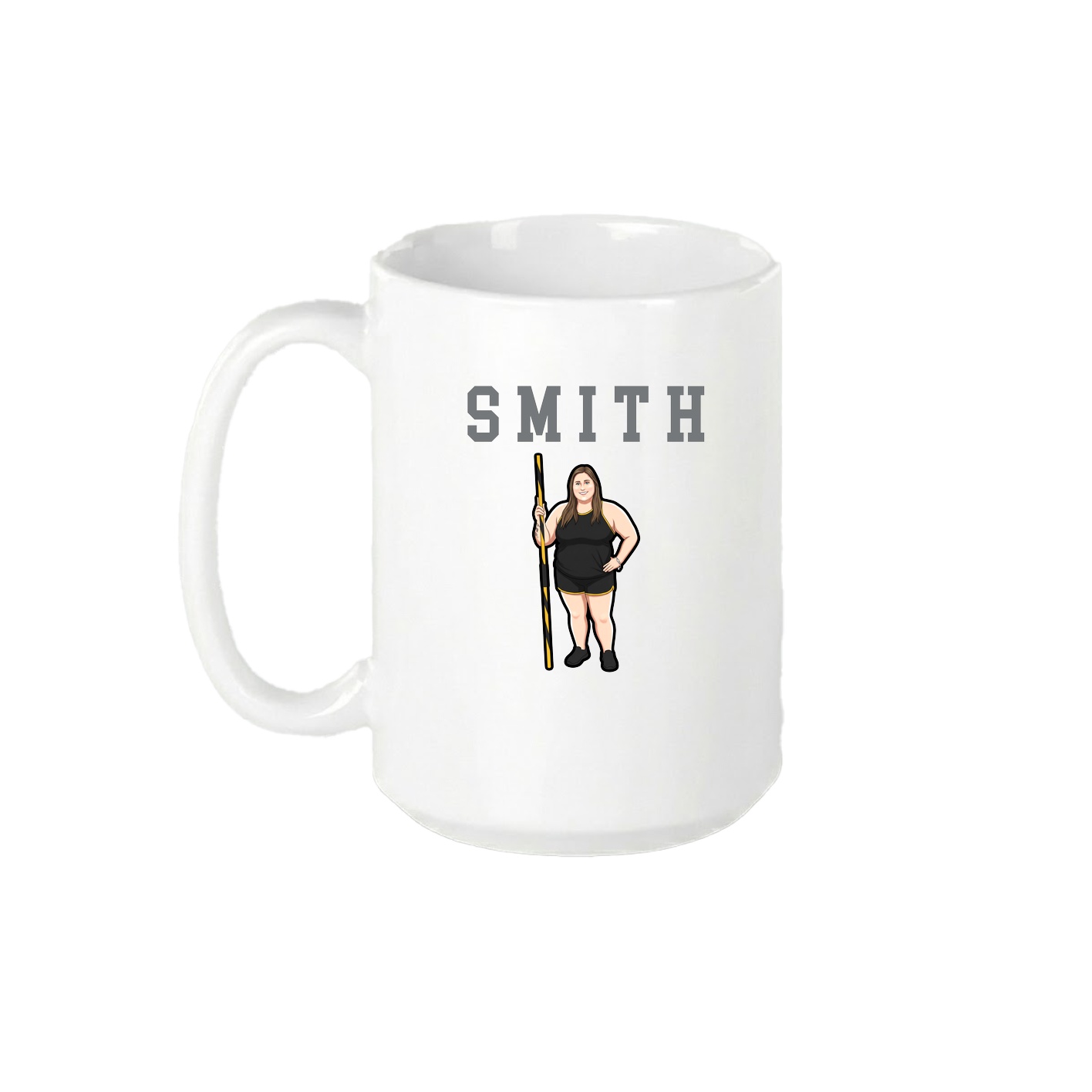 15oz Coffee Mug — Shirsey in White