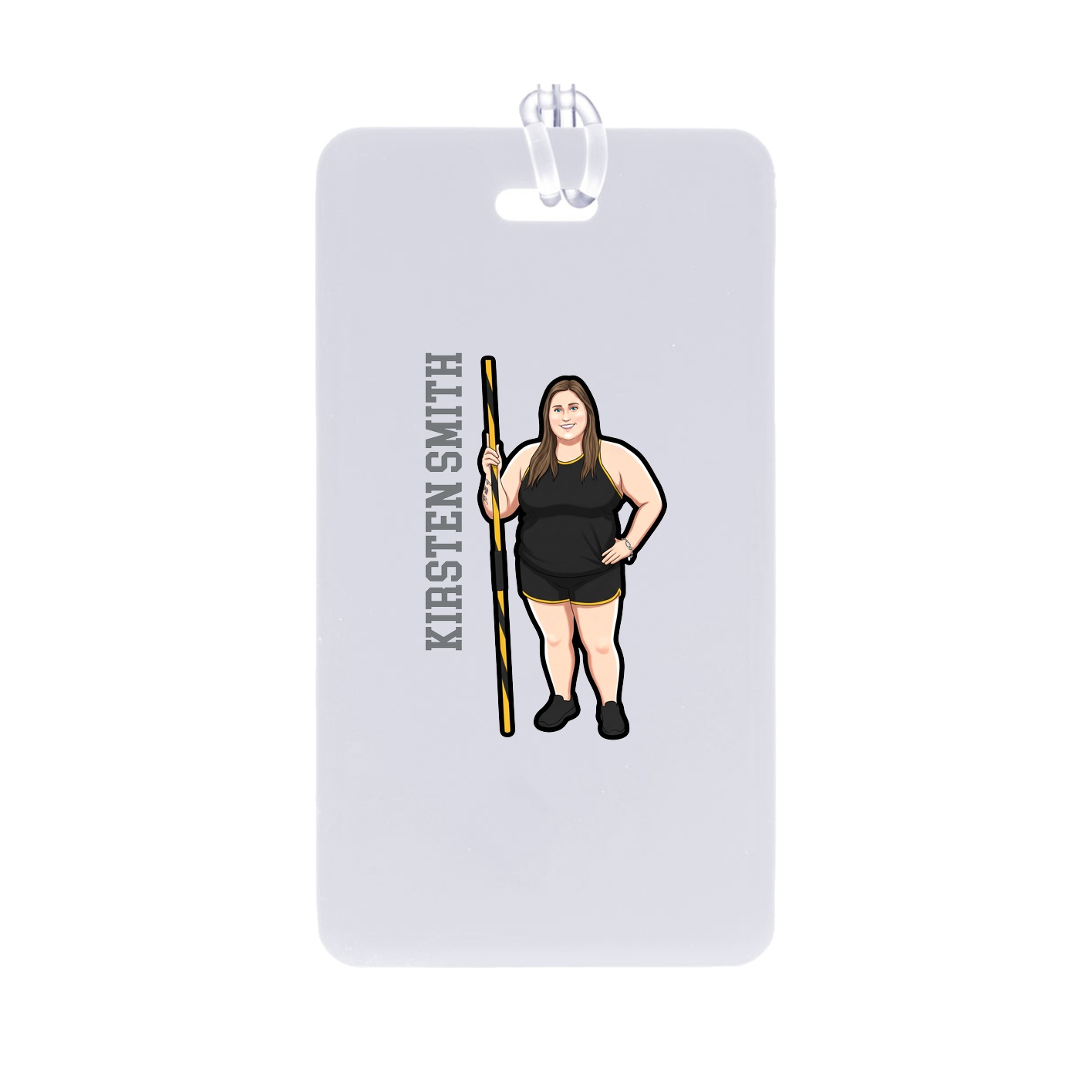 Bag Tag — Name Vertical in Classic