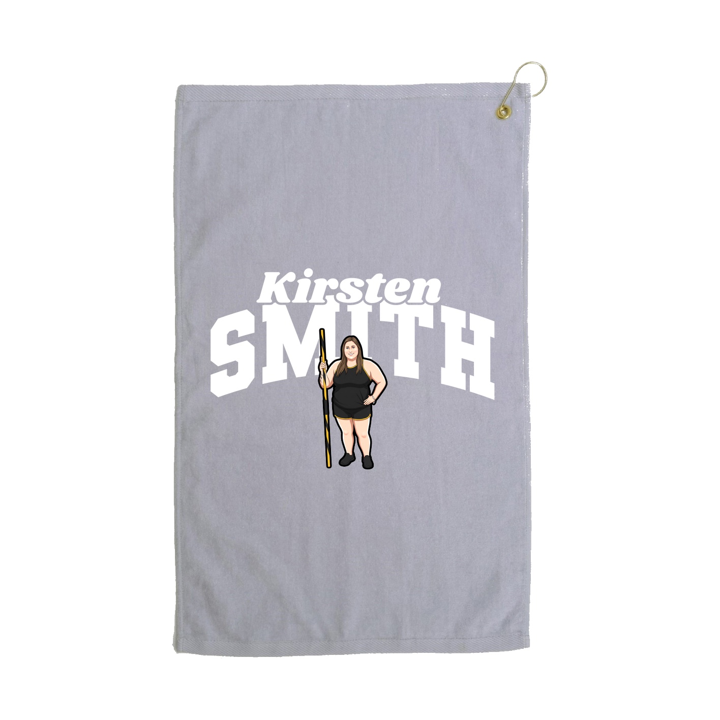 Golf Towel — Signature Arch in Grey