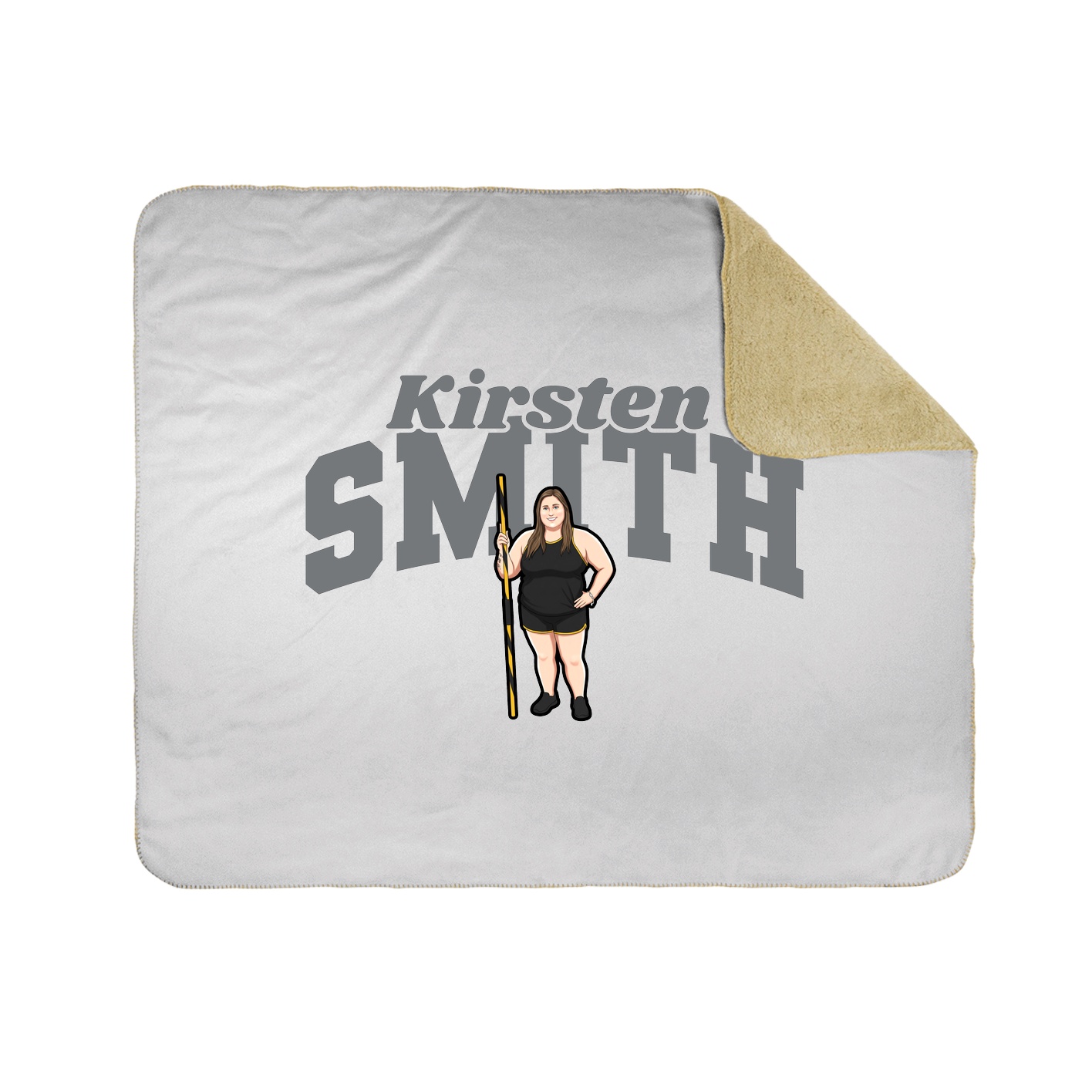 Throw Blanket — Signature Arch in White