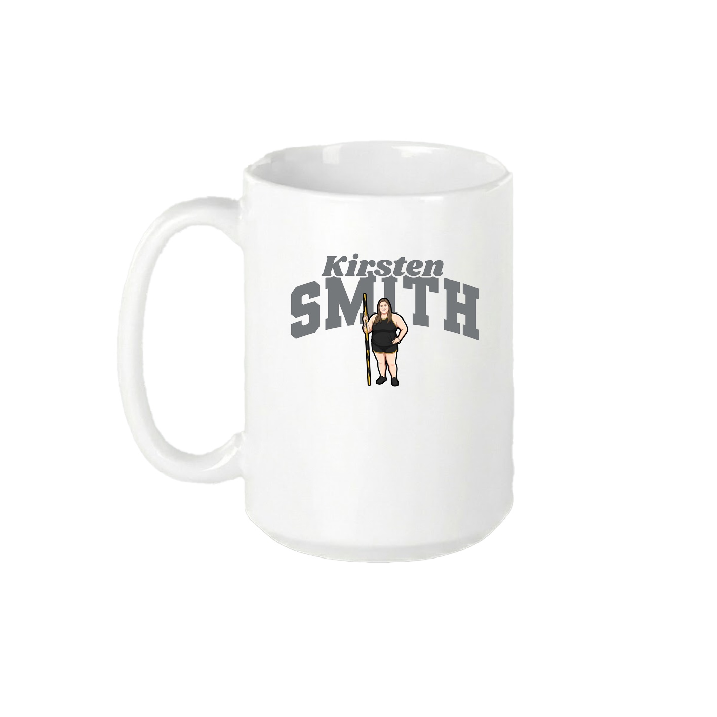 15oz Coffee Mug — Signature Arch in White