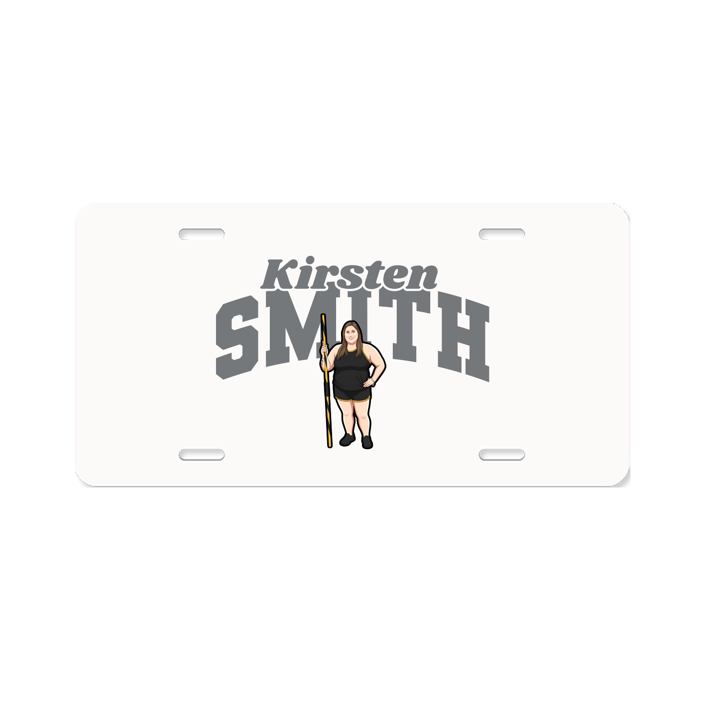 License Plate — Signature Arch in Classic