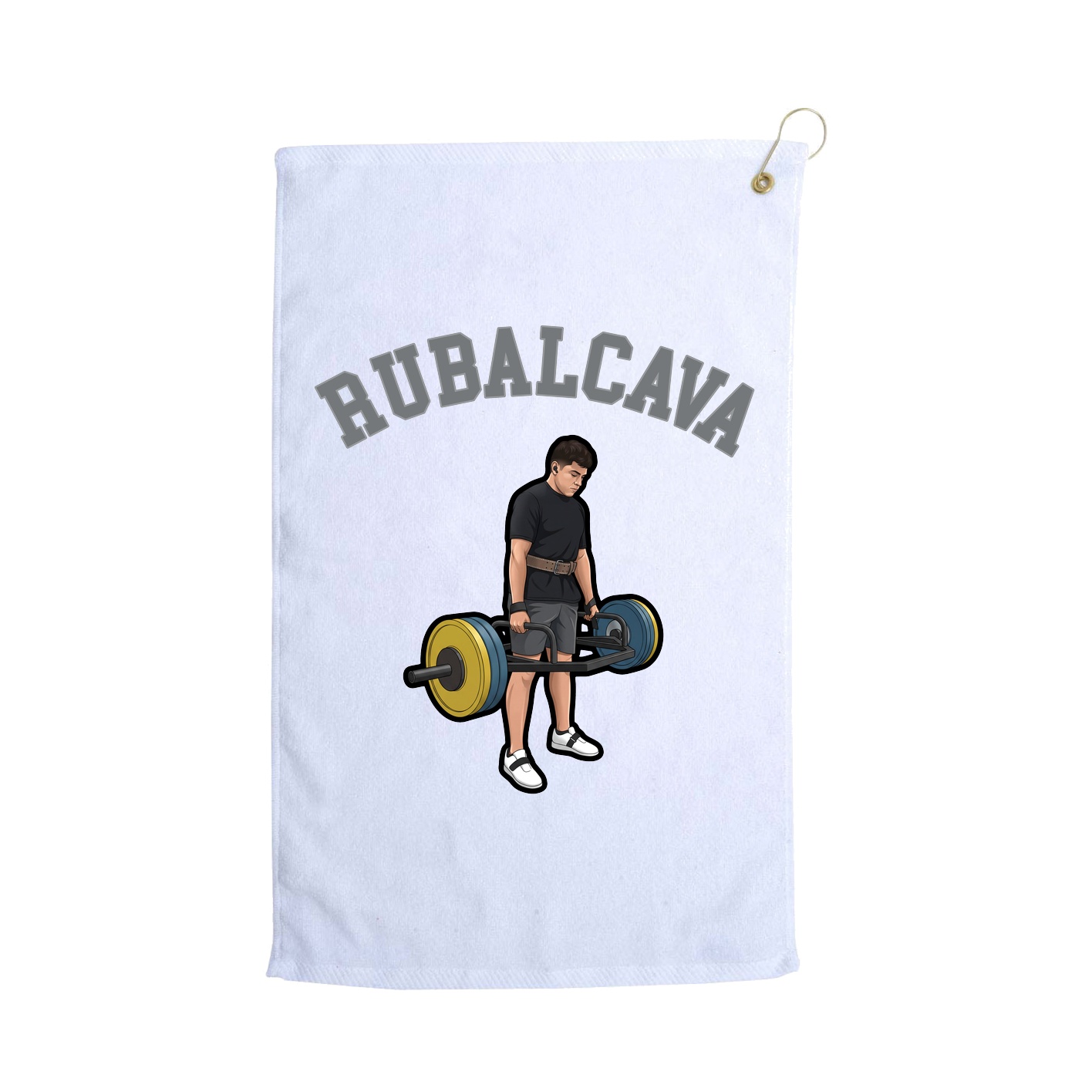 Golf Towel — Shirsey Arch in White