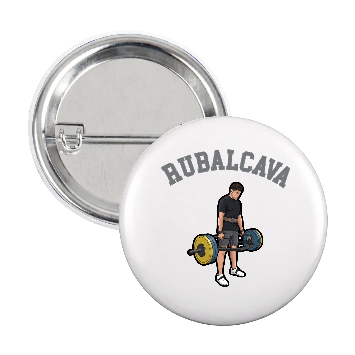 Game Day Button — Shirsey Arch in White