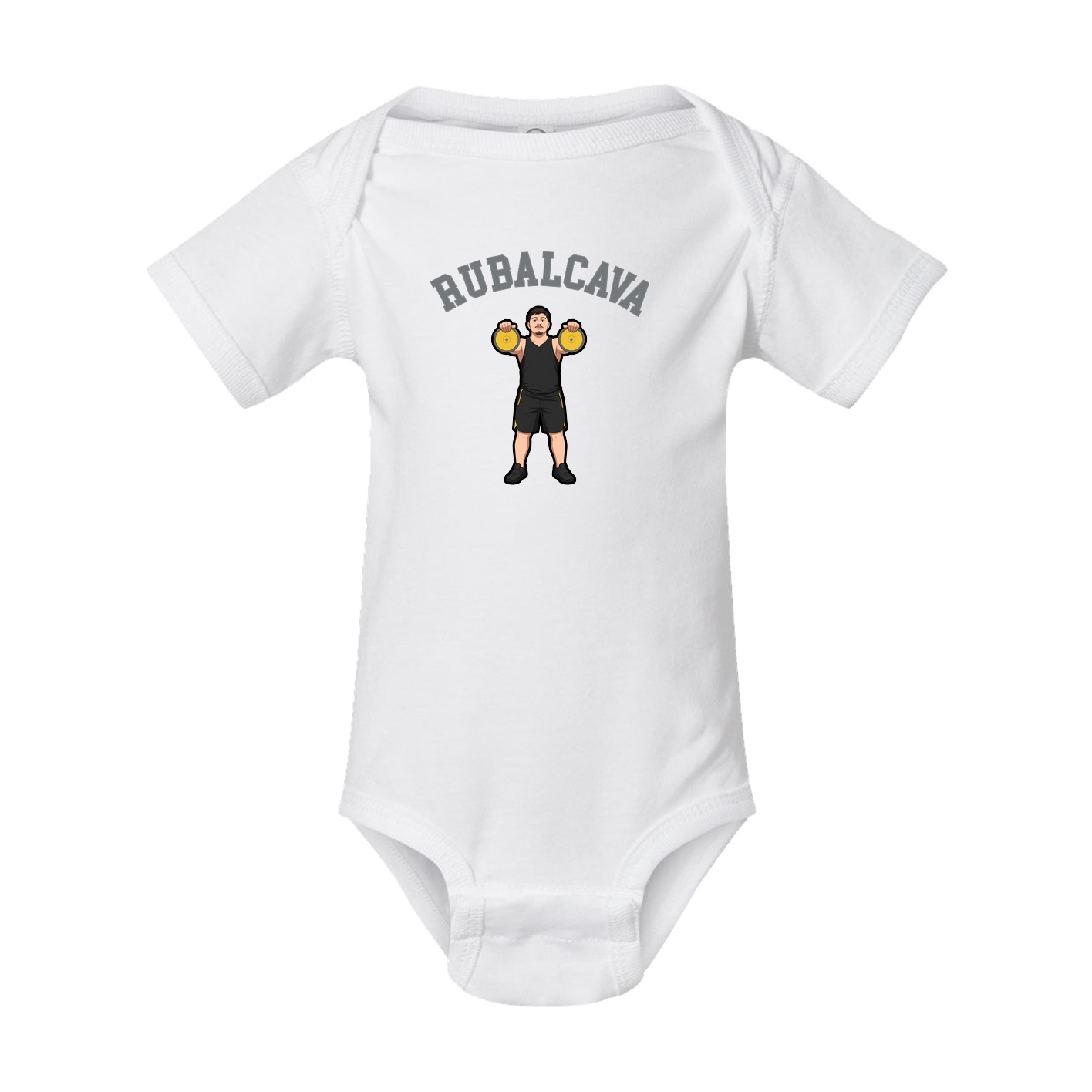 Baby Onesie — Shirsey Arch in White