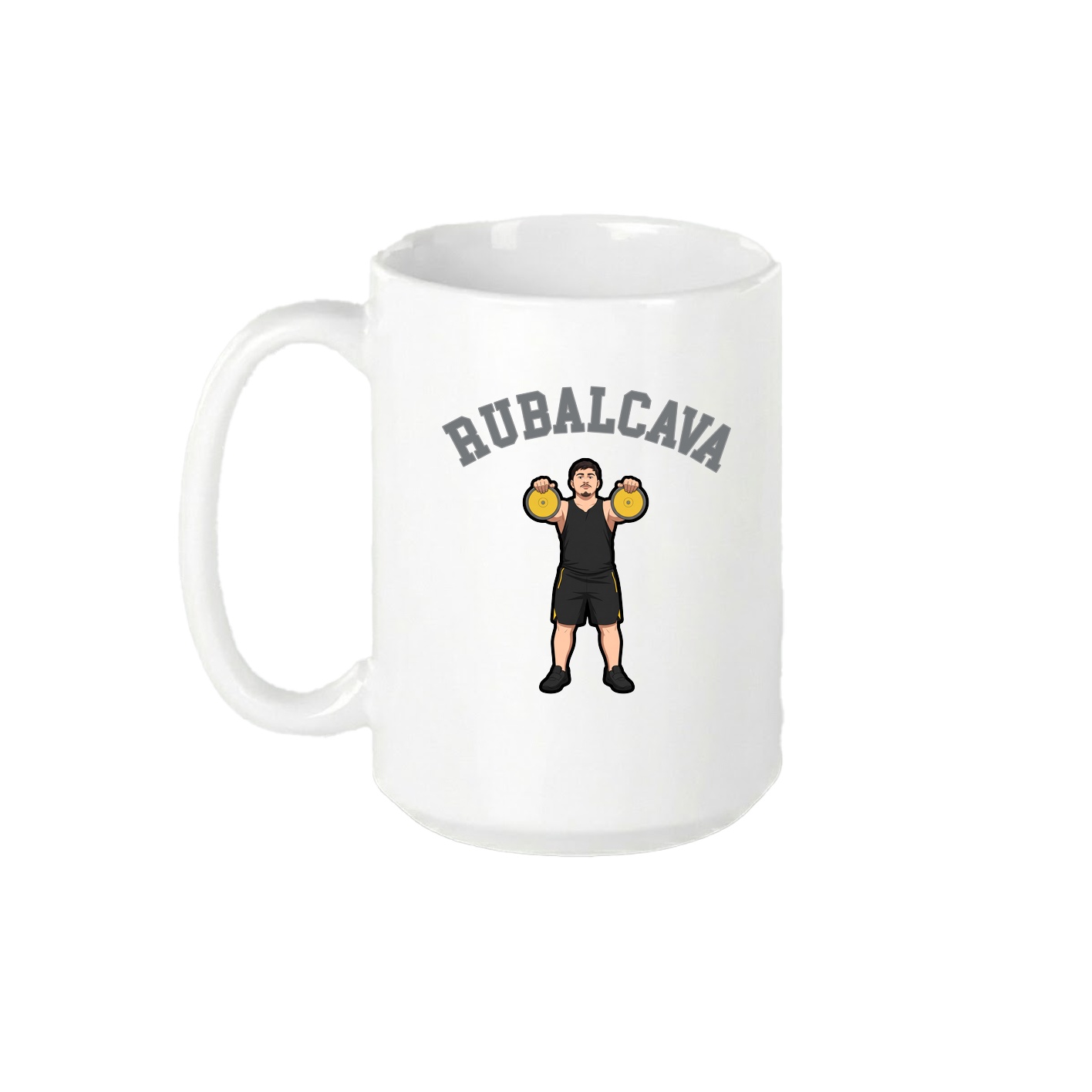 15oz Coffee Mug — Shirsey Arch in White