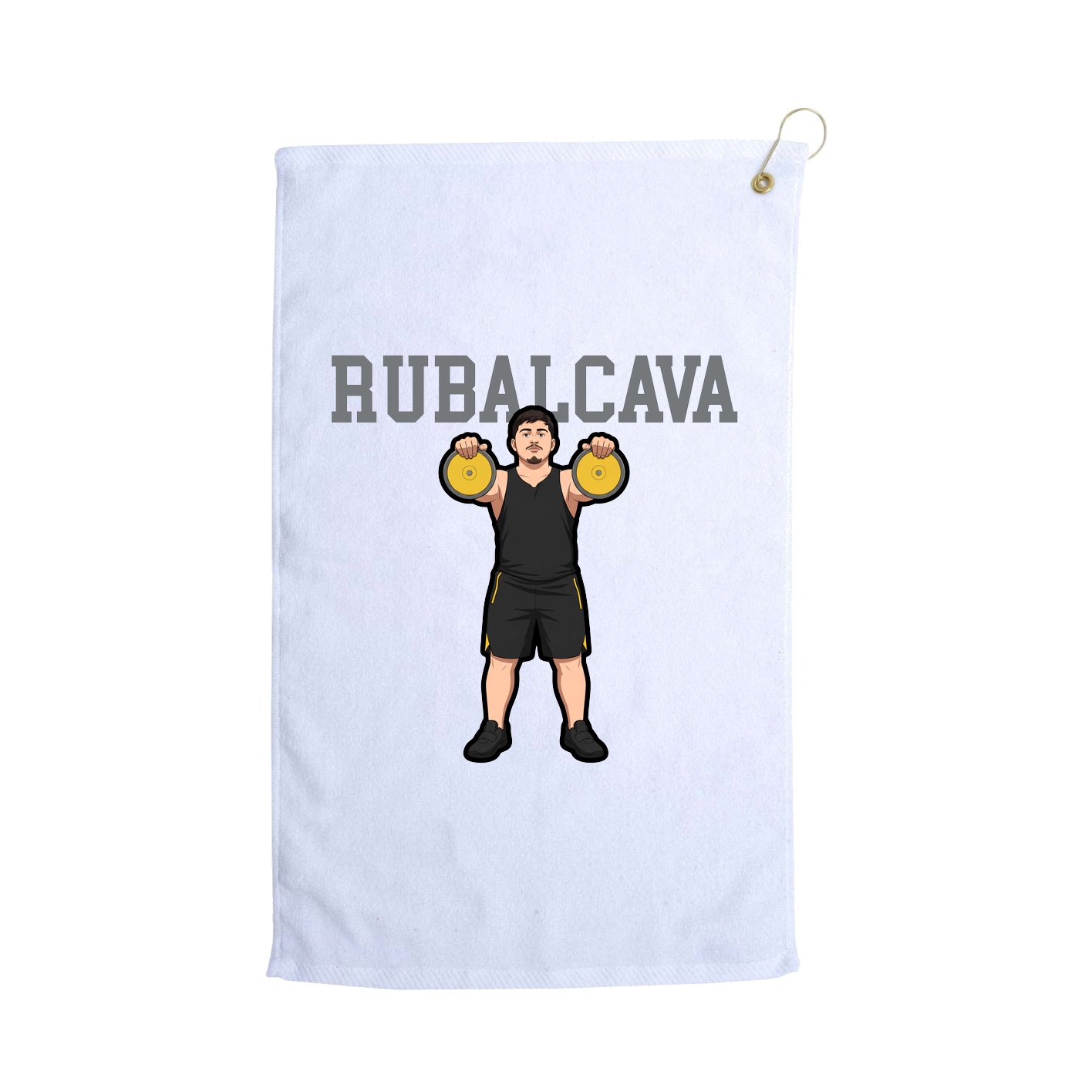 Golf Towel — Shirsey in White