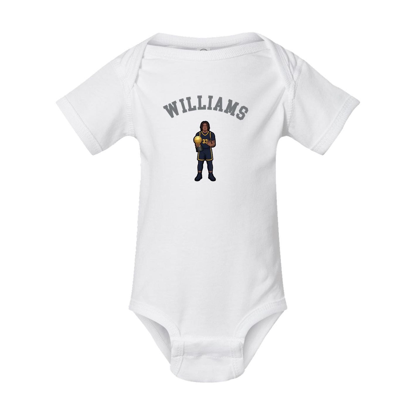 Baby Onesie — Shirsey Arch in White