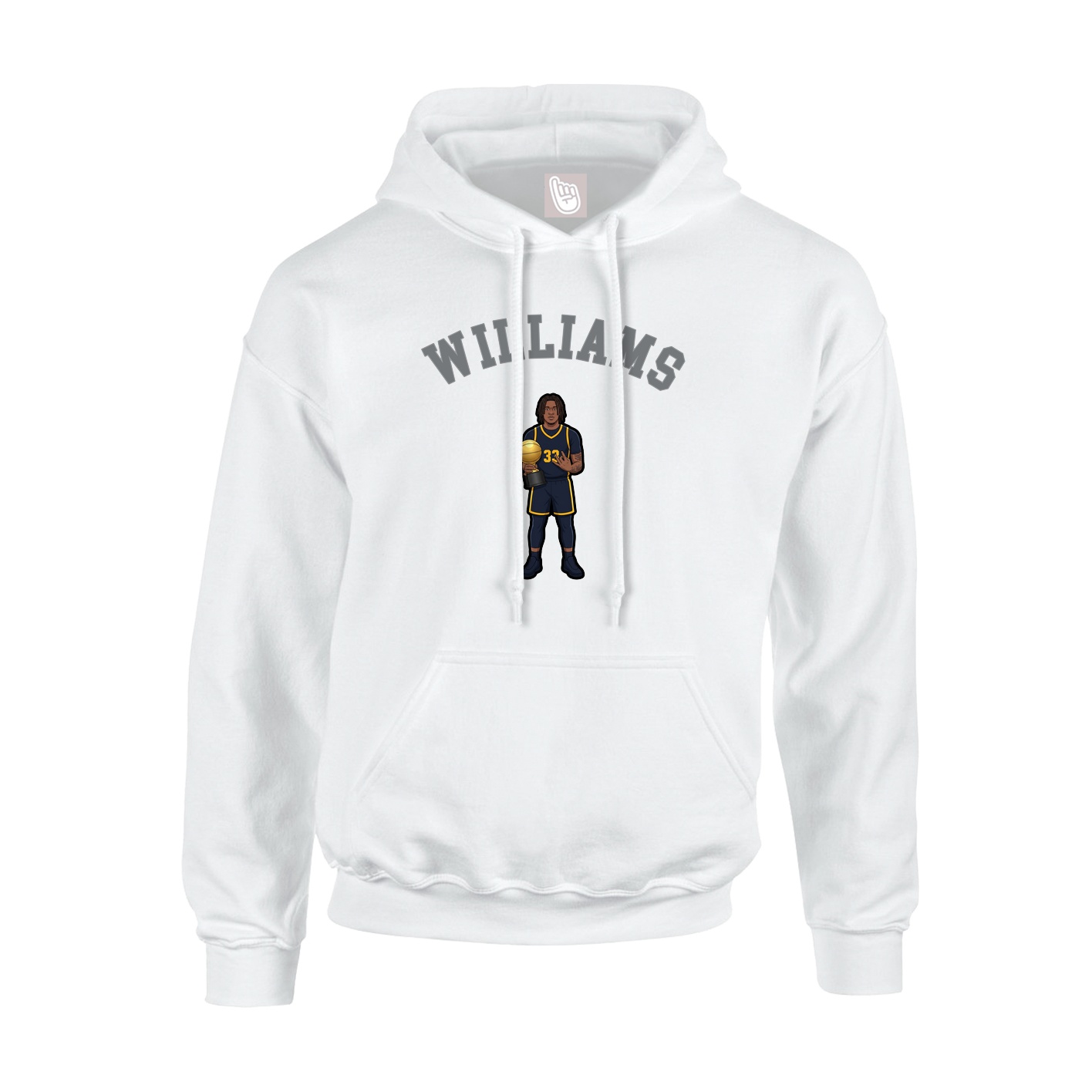 Hoodie — Shirsey Arch in White