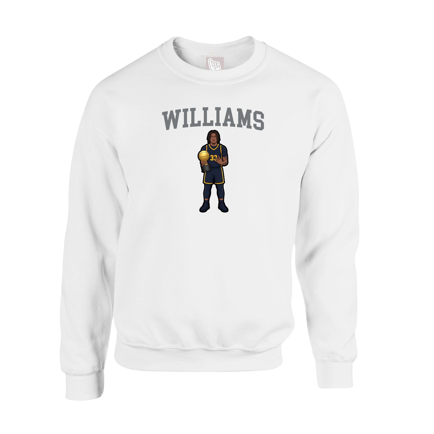 Fleece Crew — Shirsey in White