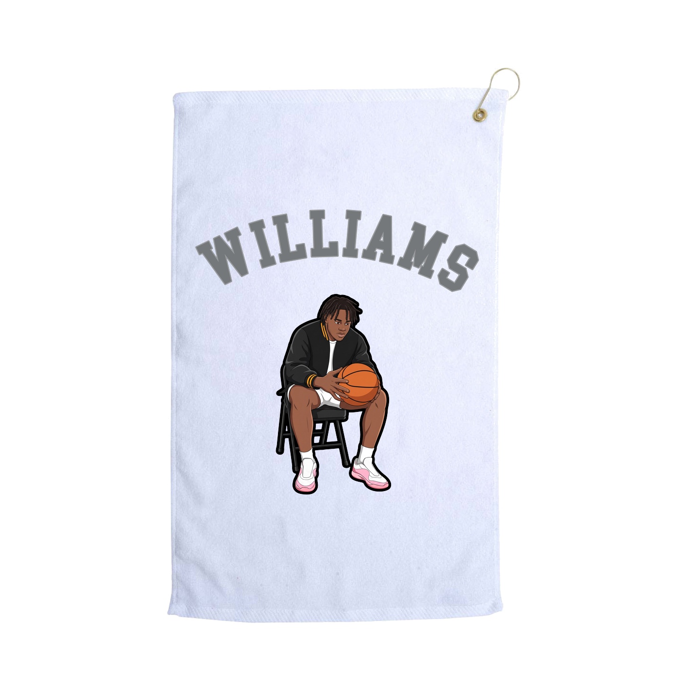 Golf Towel — Shirsey Arch in White