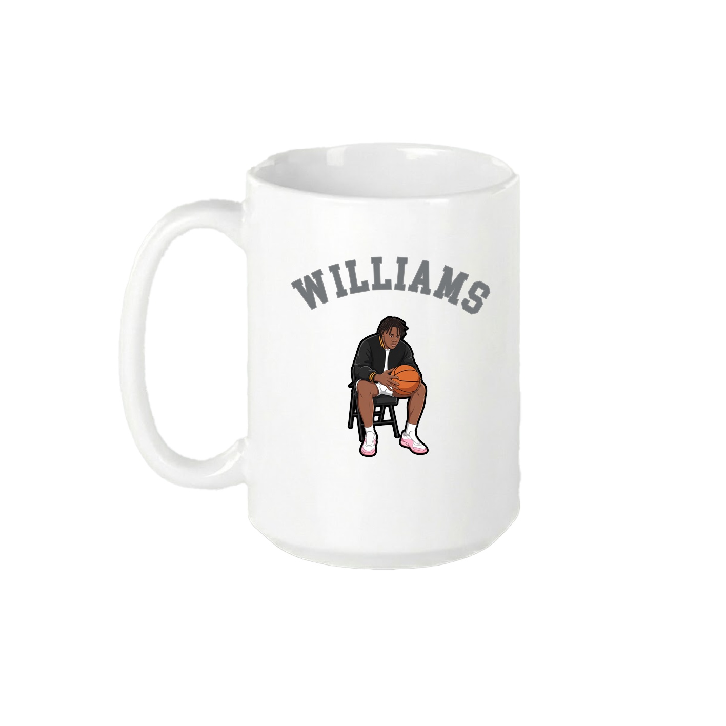 15oz Coffee Mug — Shirsey Arch in White