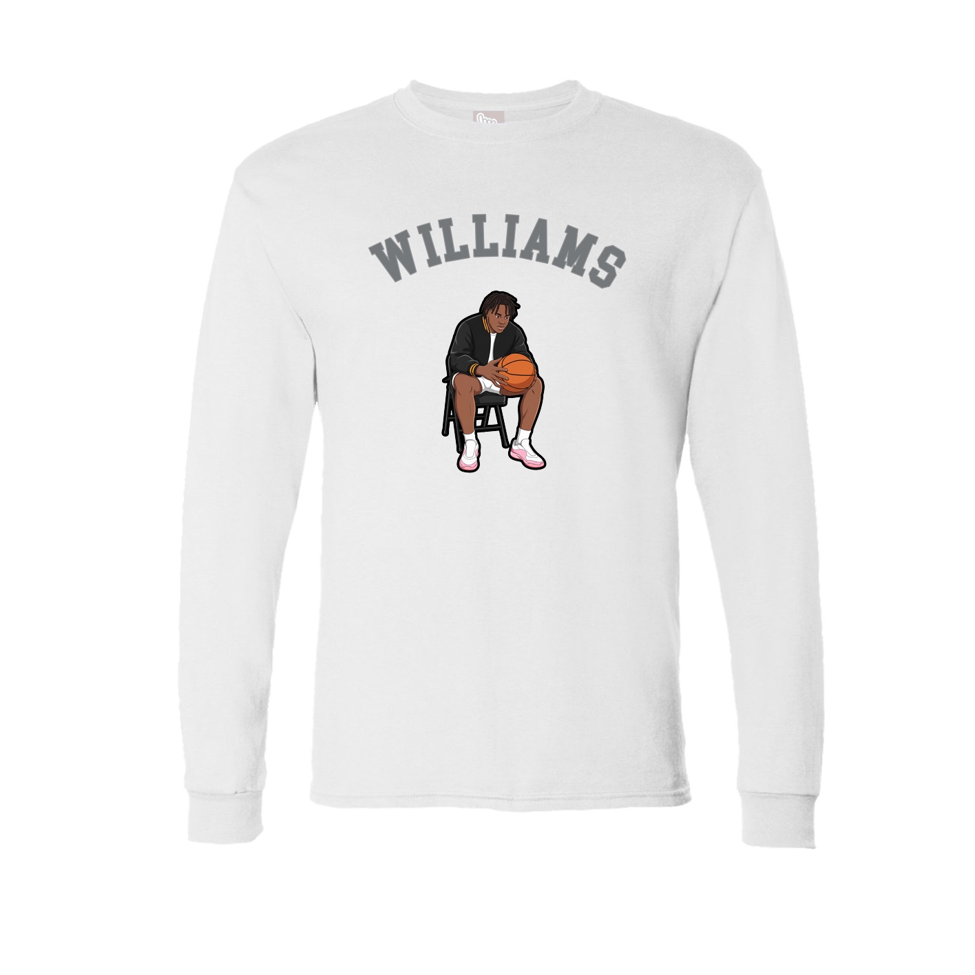 Long Sleeve Tee — Shirsey Arch in White
