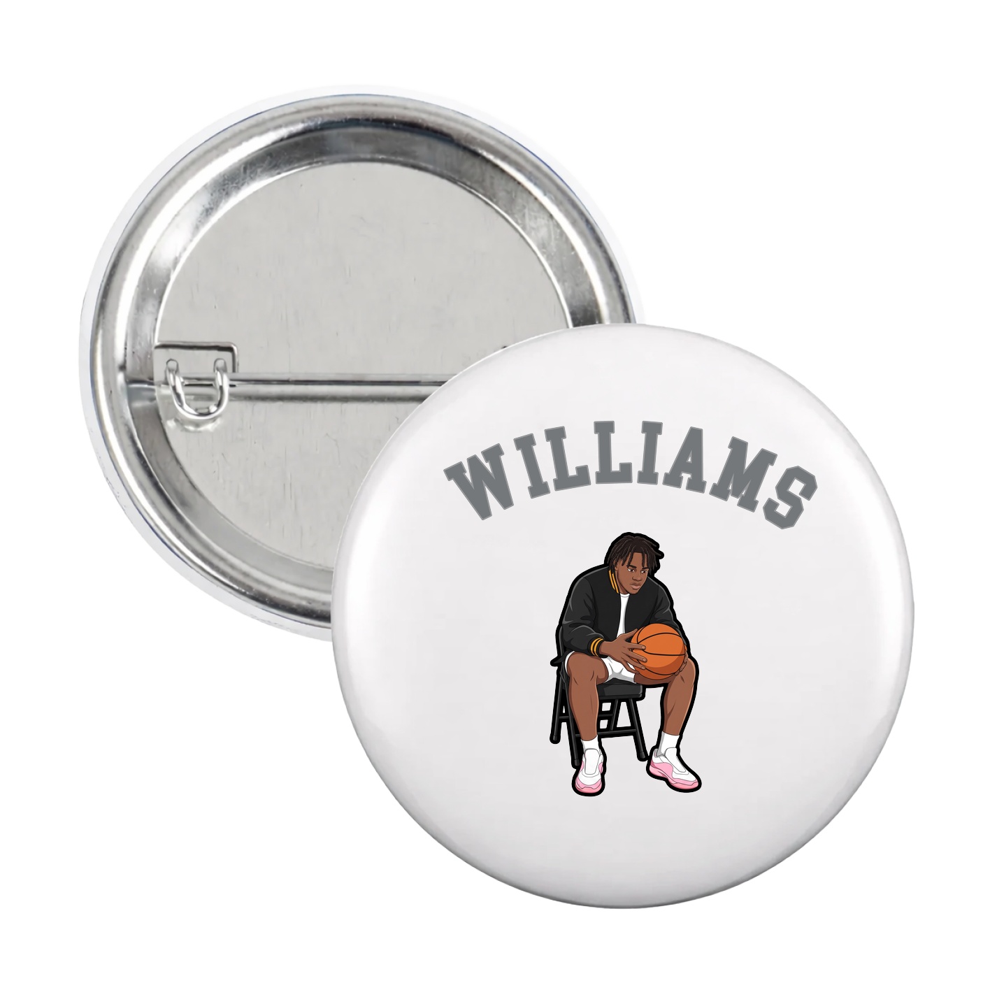 Game Day Button — Shirsey Arch in White