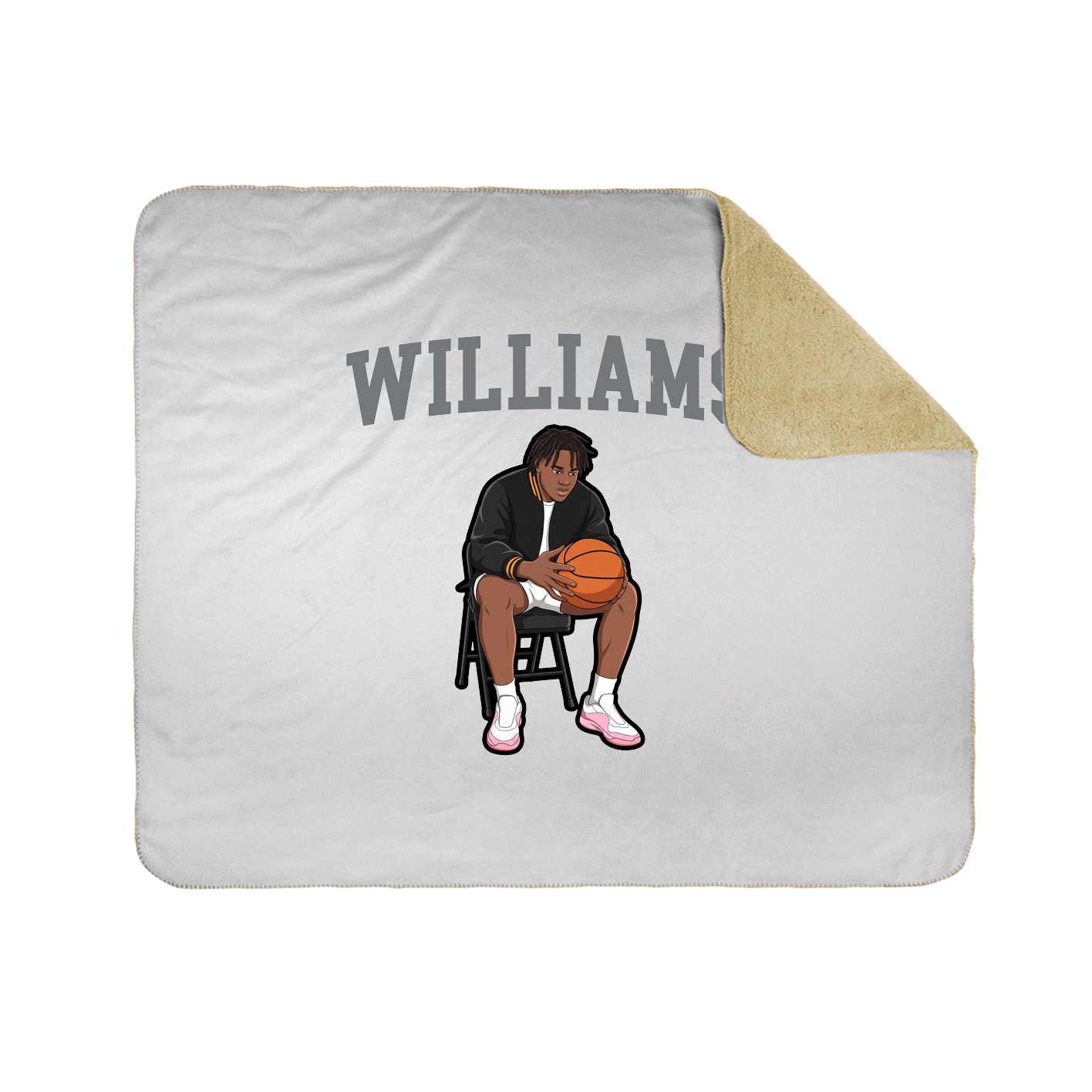 Throw Blanket — Shirsey in White