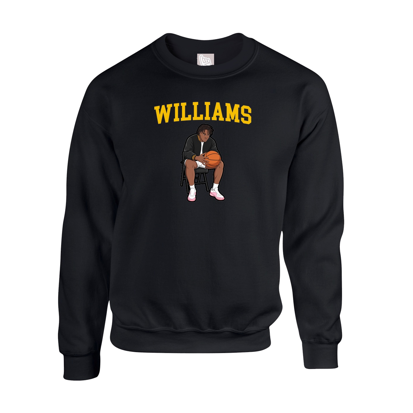 Fleece Crew — Shirsey in Black