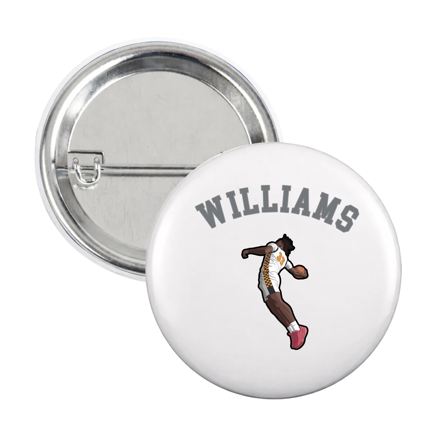 Game Day Button — Shirsey Arch in White