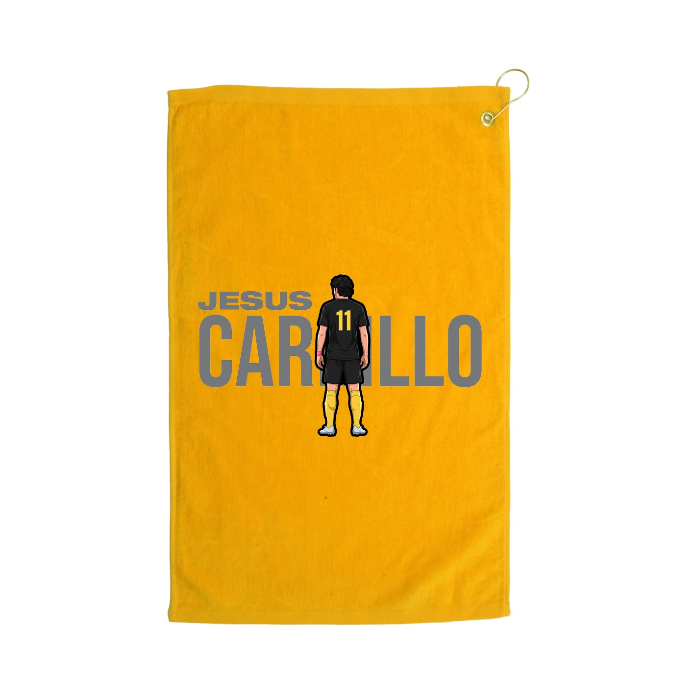 Golf Towel — Player Name in Gold