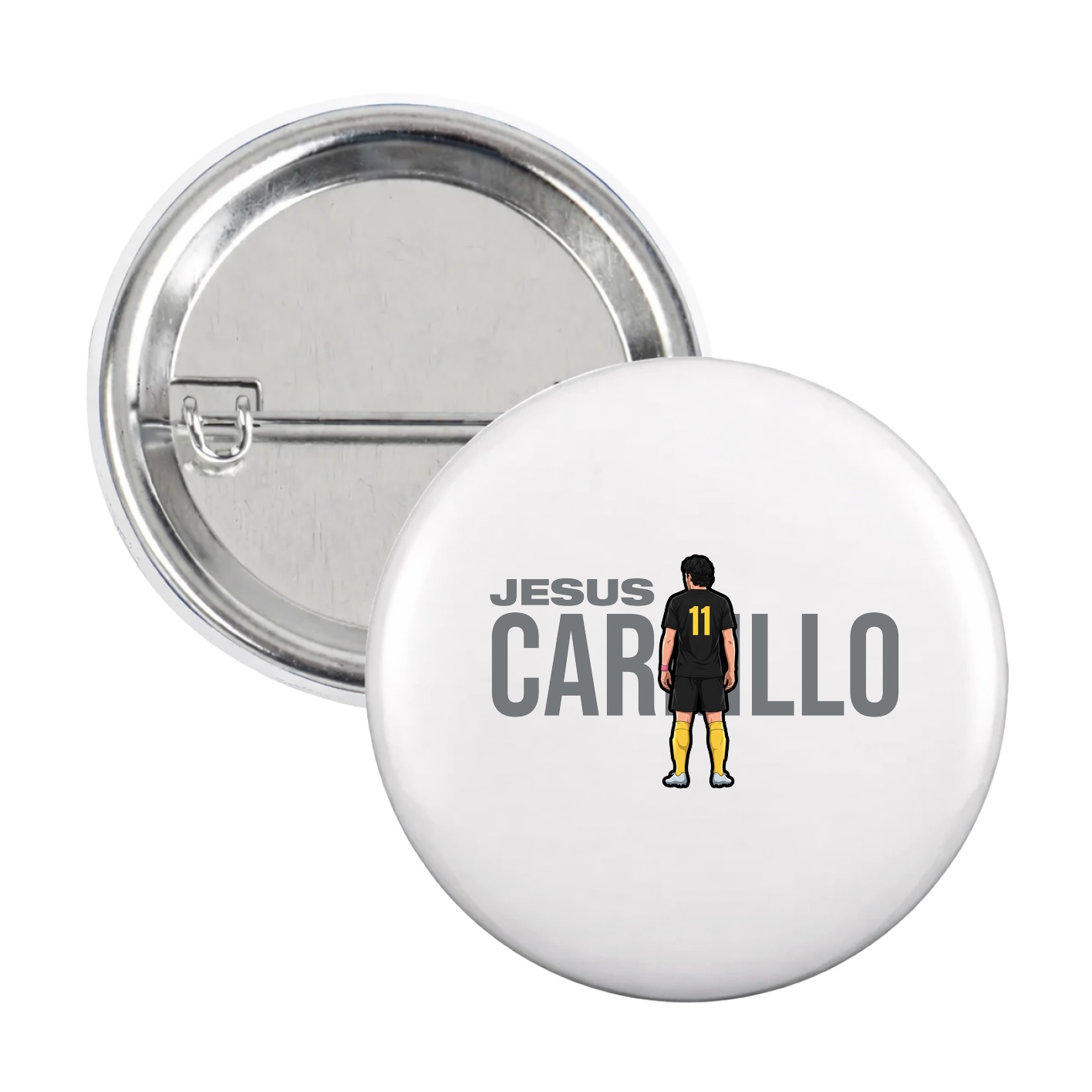 Game Day Button — Player Name in White