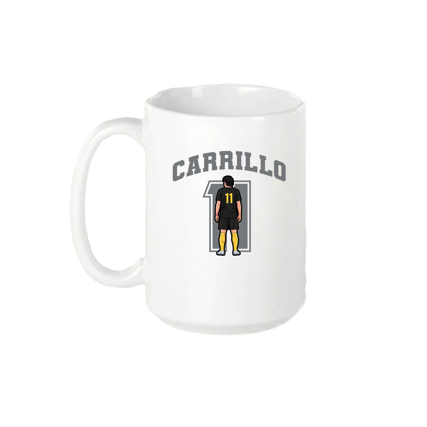 15oz Coffee Mug — Number in White