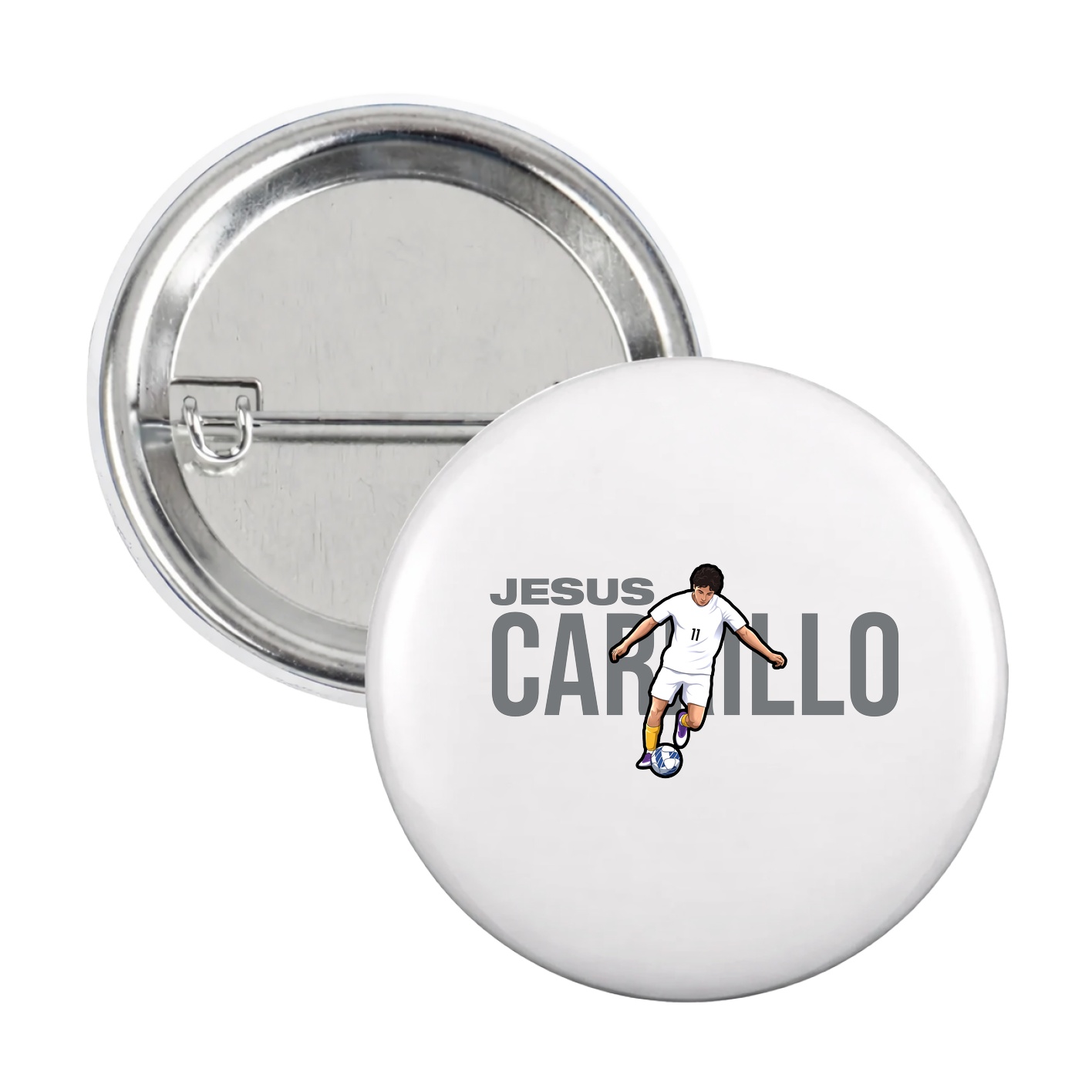 Game Day Button — Player Name in White
