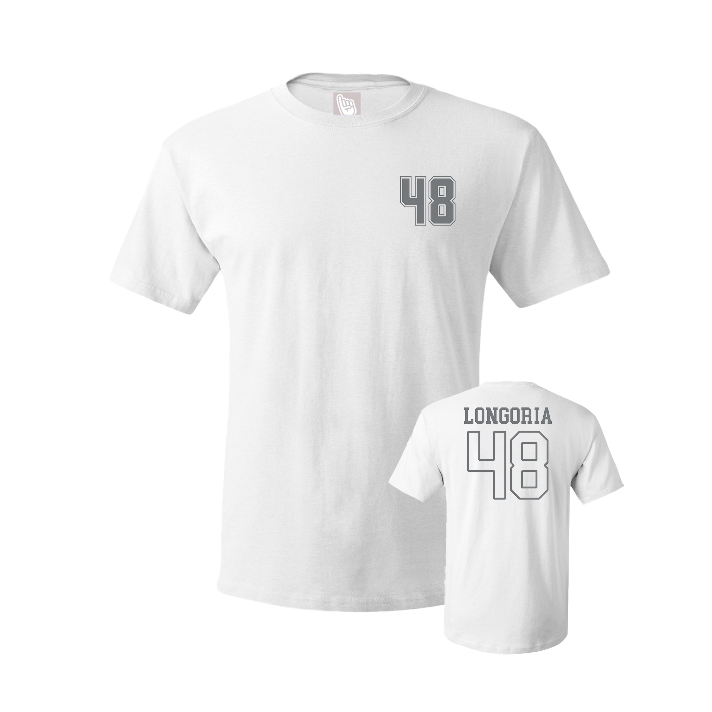 Tee — Chest Back in White