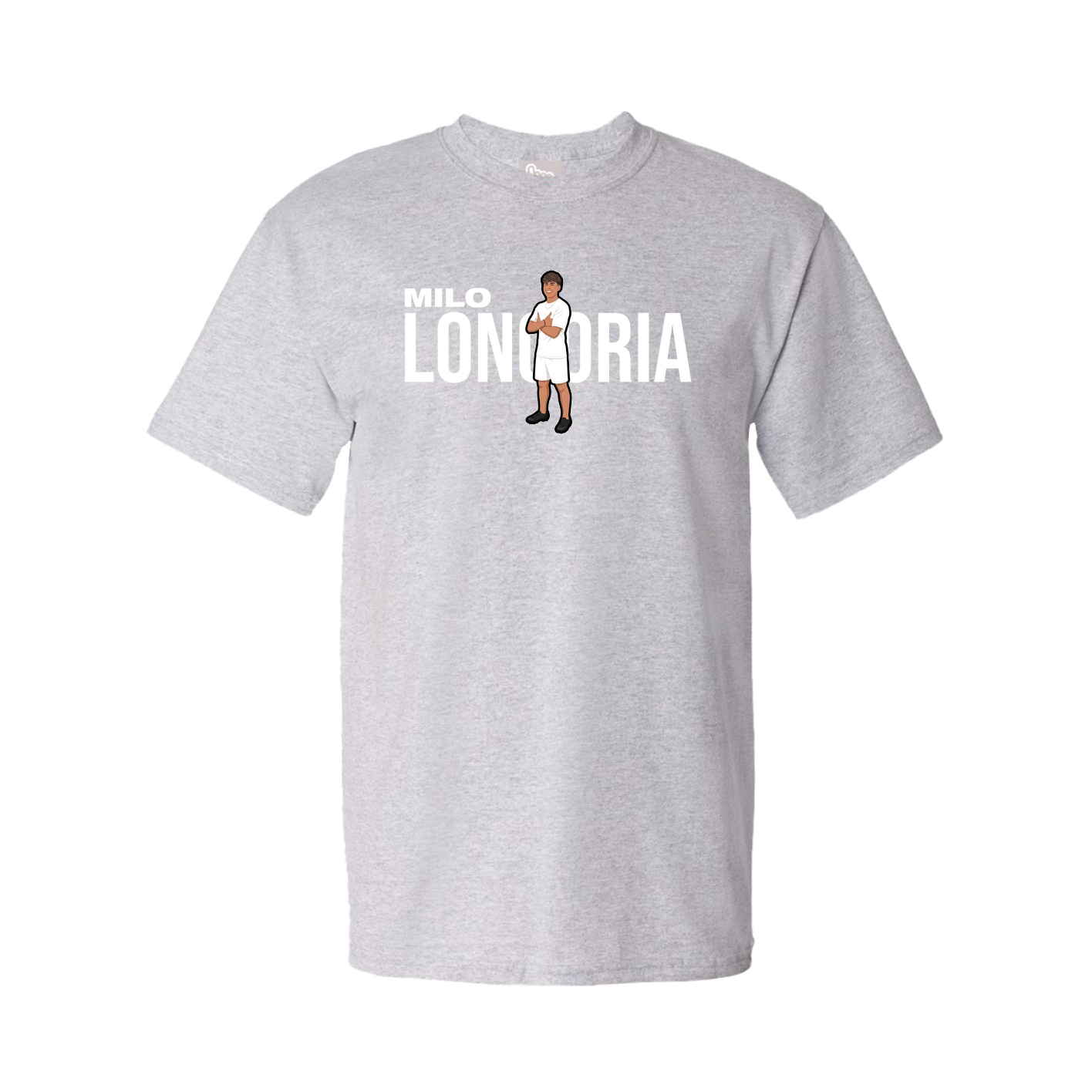 Youth Tee — Player Name in Grey
