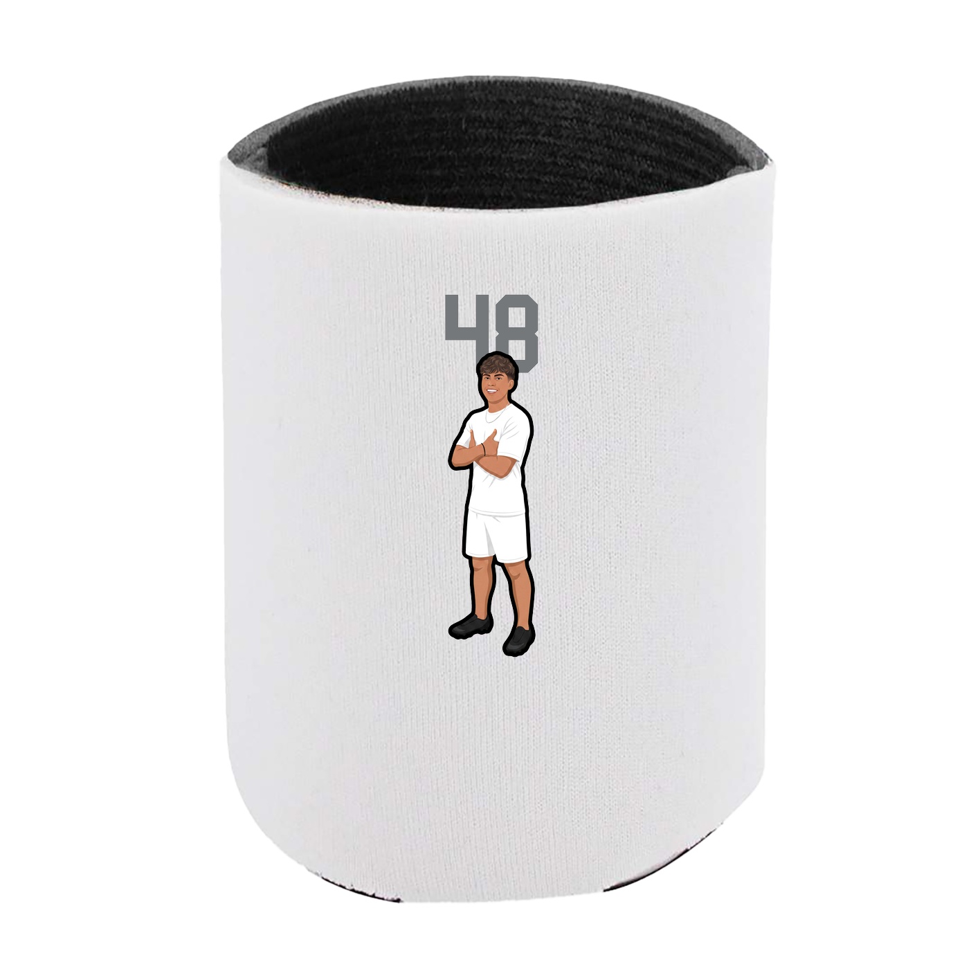 Can Holder — Number Top in White