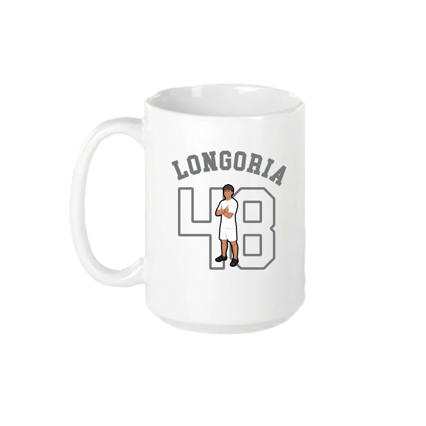 15oz Coffee Mug — Shirsey Arch in White