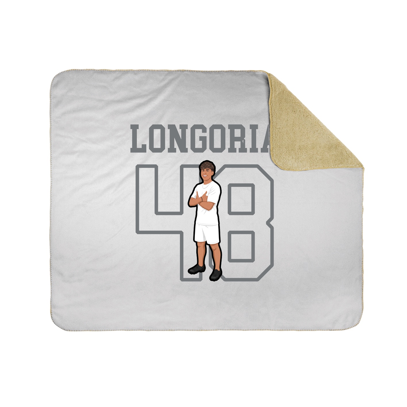 Throw Blanket — Shirsey in White