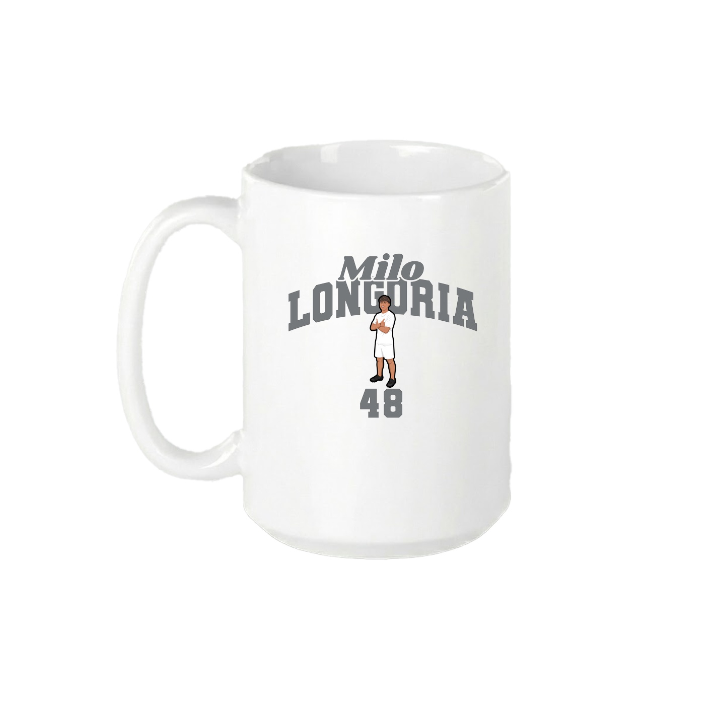 15oz Coffee Mug — Signature Arch in White
