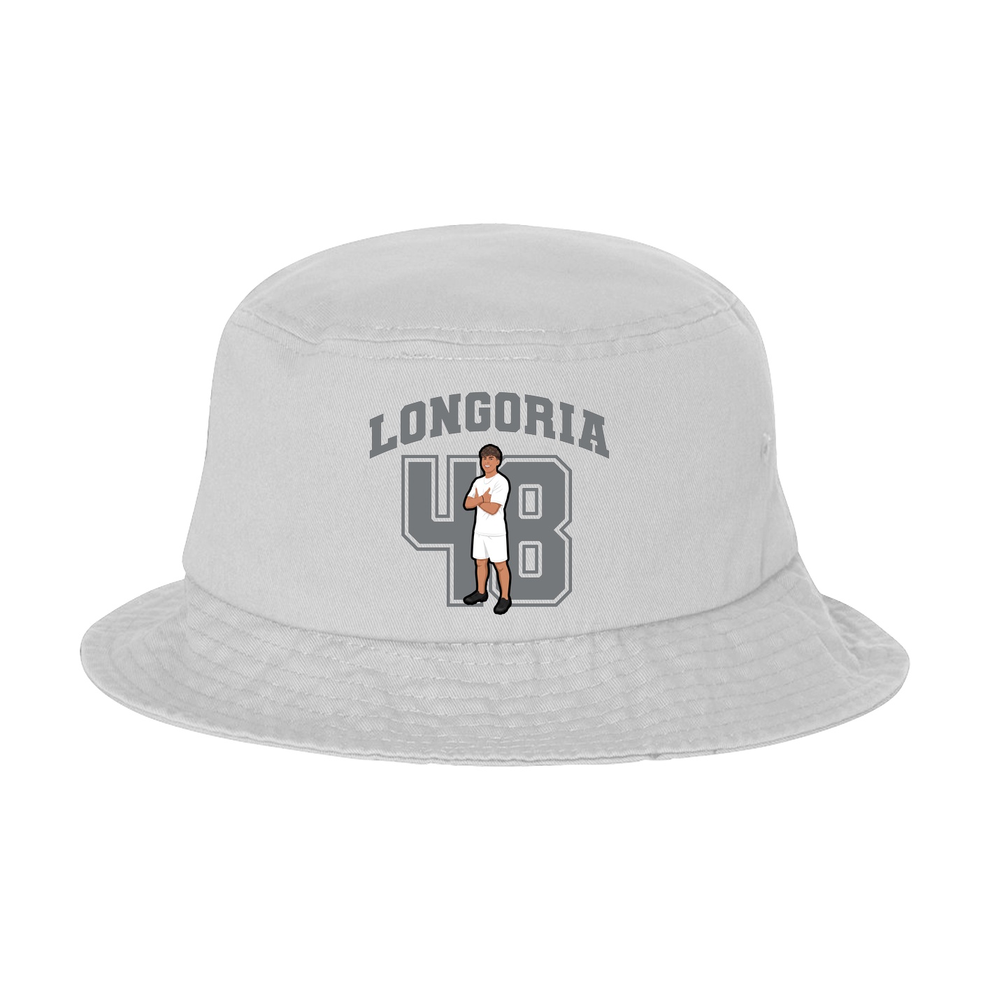 Bucket Cap — Number in White