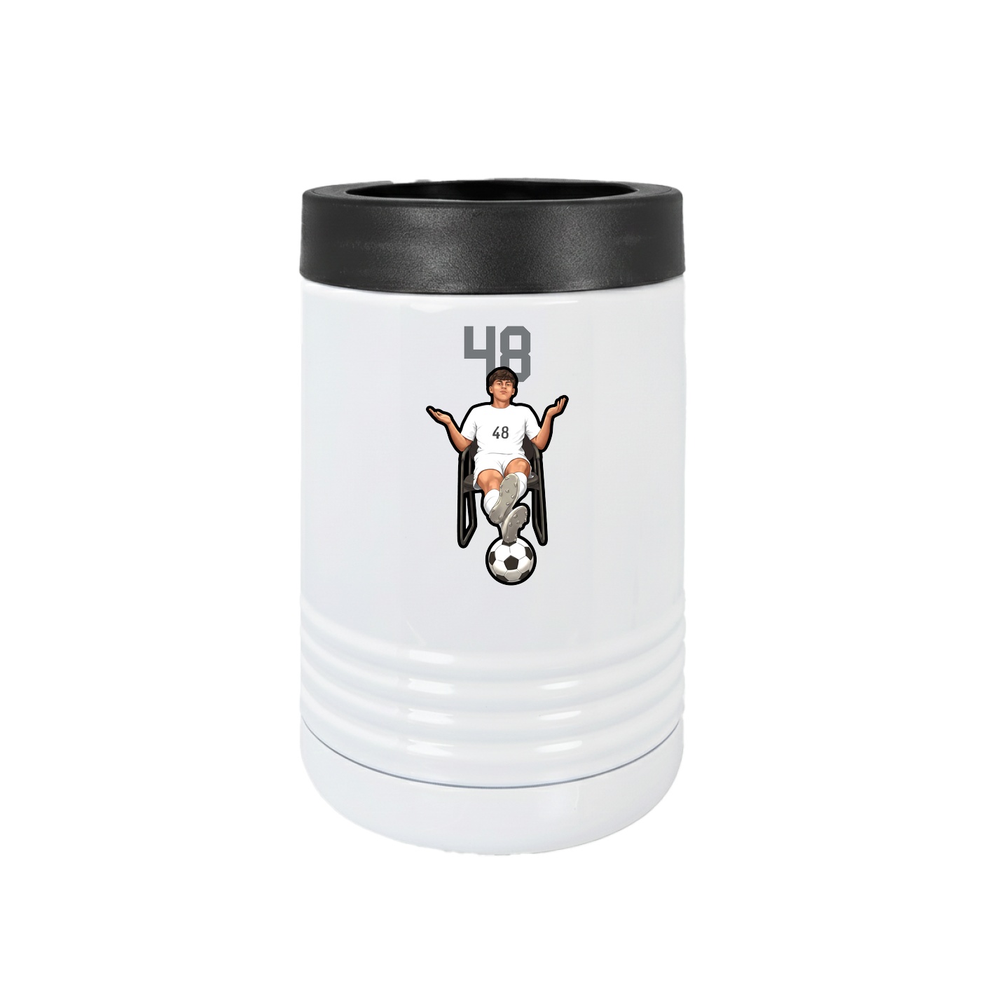 Beverage Holder — Number Top in White
