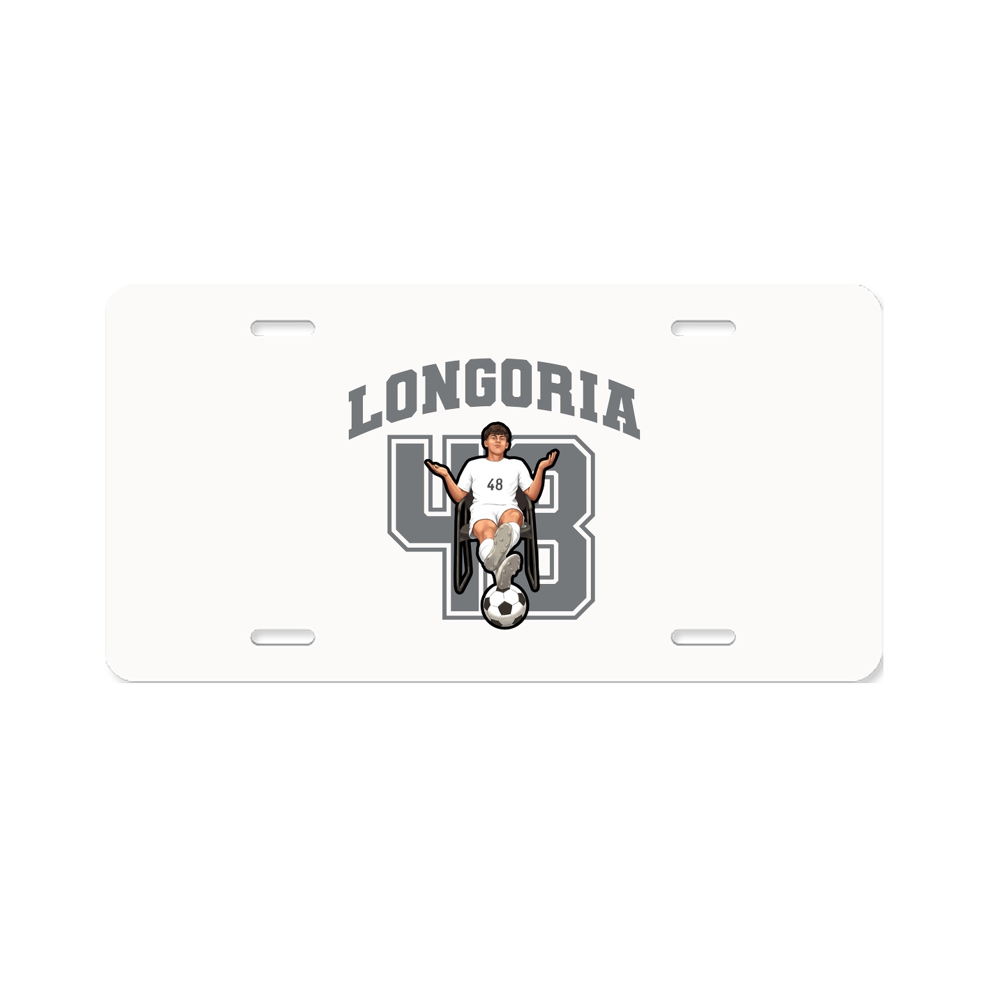 License Plate — Number in Classic